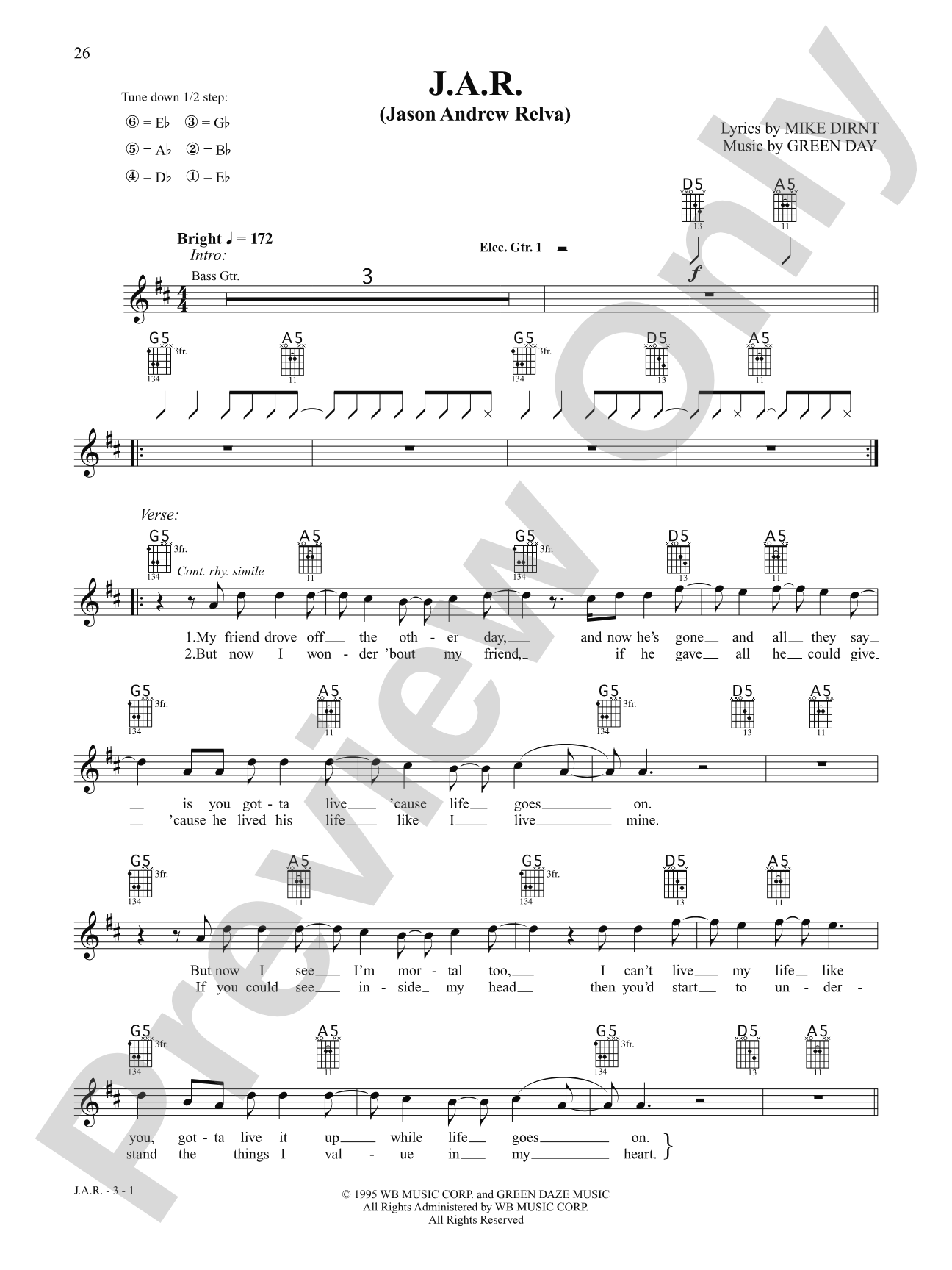 J.A.R. (Jason Andrew Relva): Authentic Guitar TAB