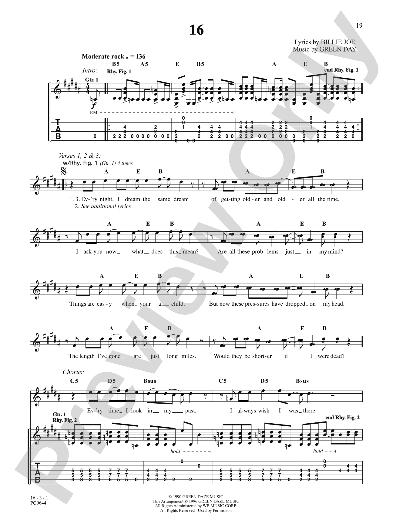 16: Authentic Guitar TAB