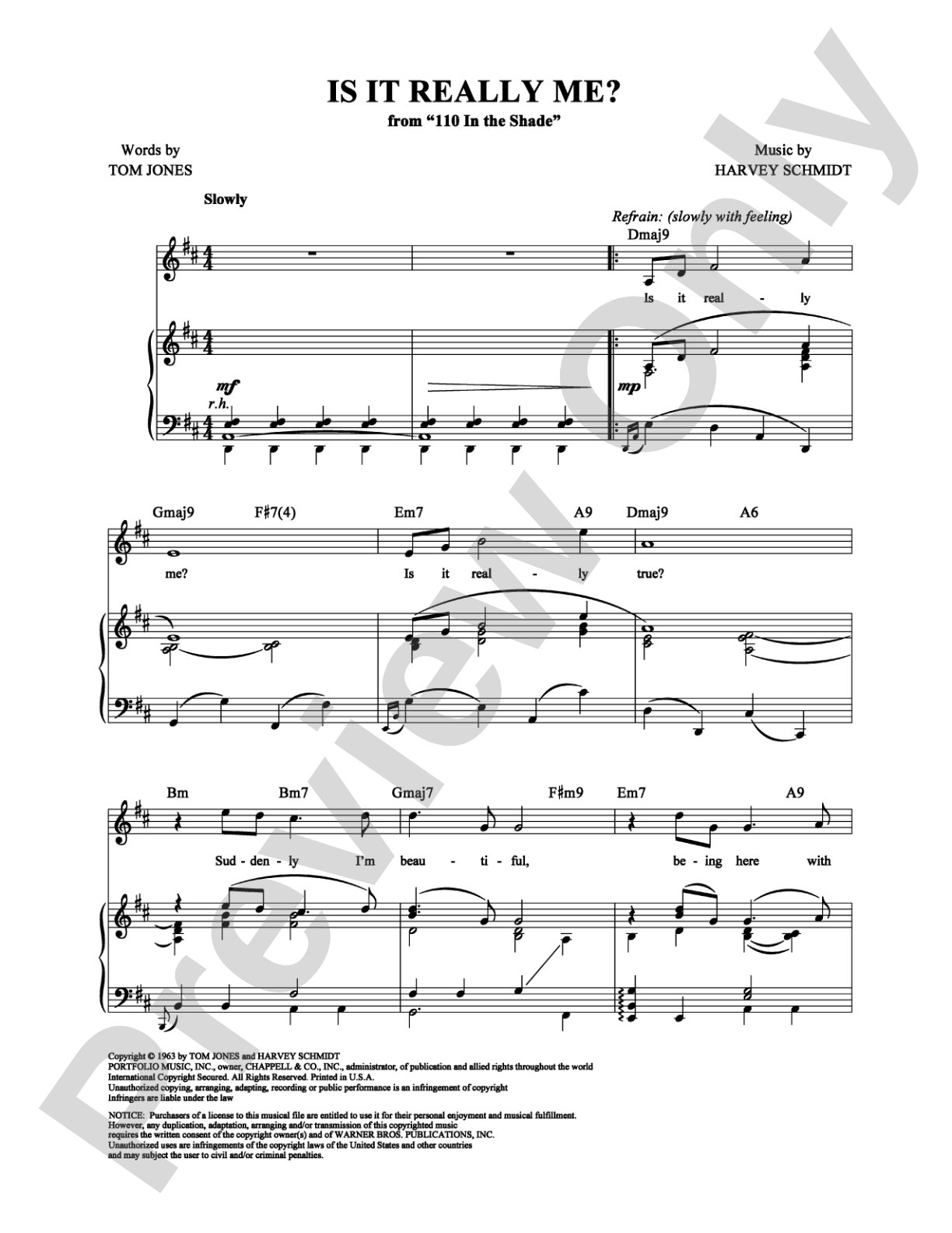 Is It Really Me?: Piano/Vocal/Chords Digital Sheet Music