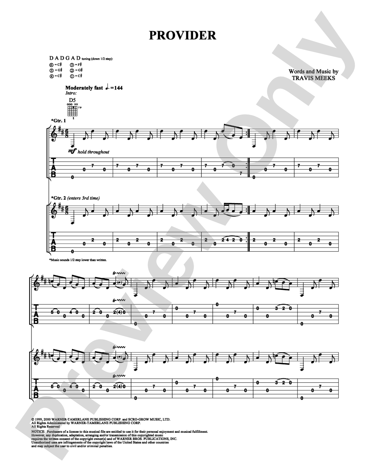 Provider: Guitar TAB Digital Sheet Music