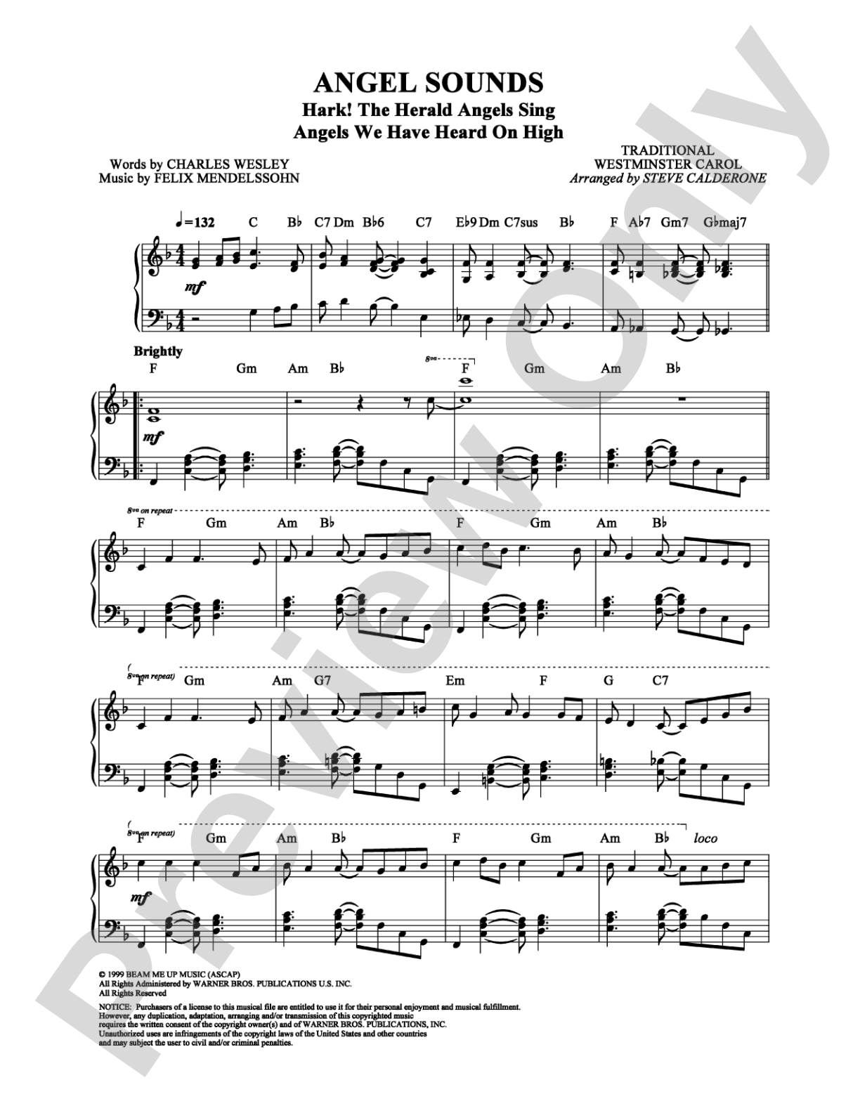 Angel Sounds: Piano Digital Sheet Music