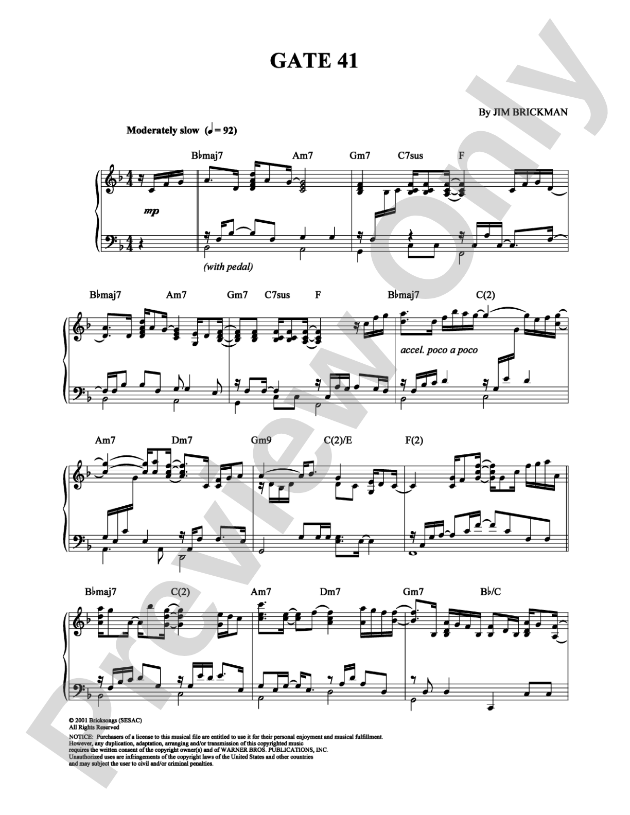 Gate 41: Piano Digital Sheet Music – Alfred Music
