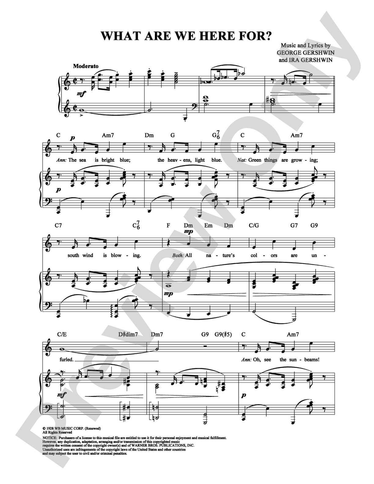 What Are We Here For?: Piano/Vocal/Chords Digital Sheet Music