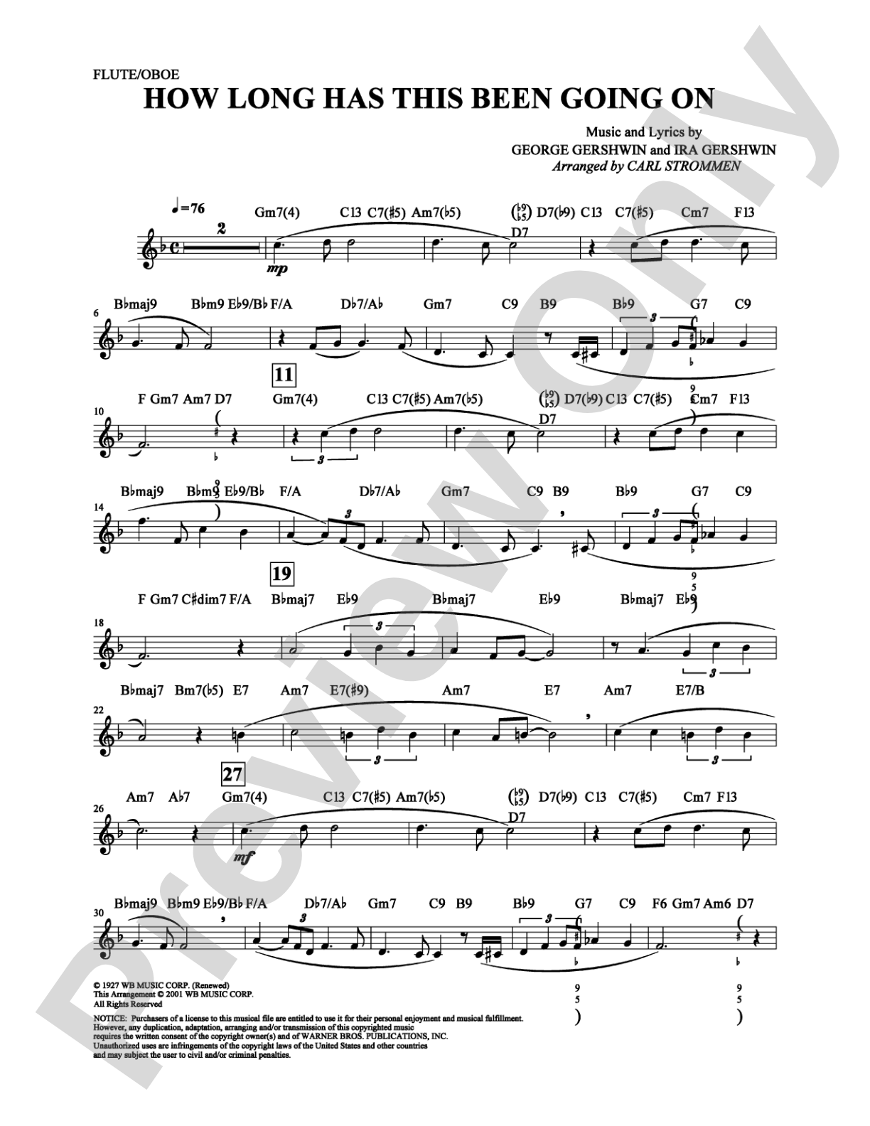 How Long Has This Been Going On: Solo & Small Ensemble Digital Sheet Music