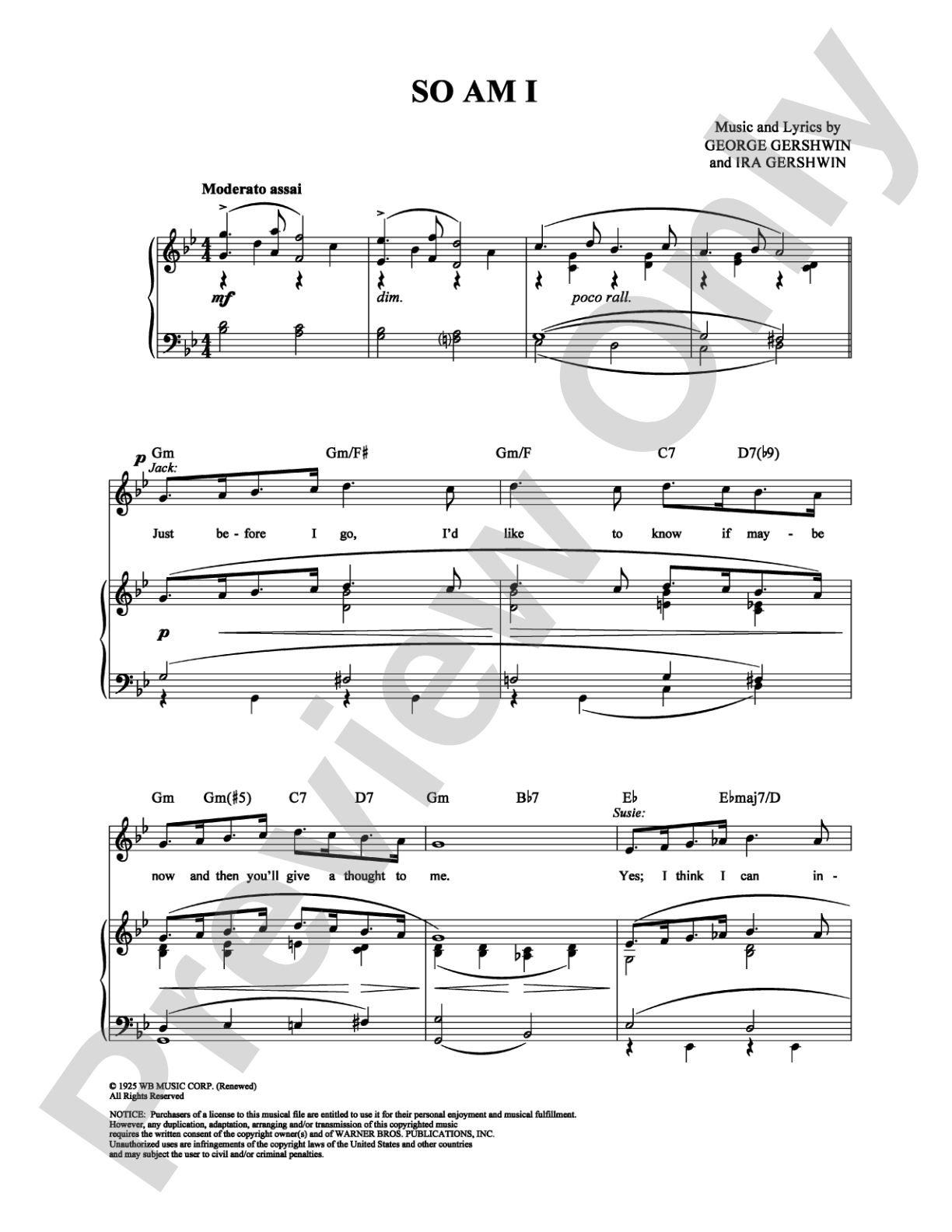 So Am I: Piano/Vocal/Chords Digital Sheet Music