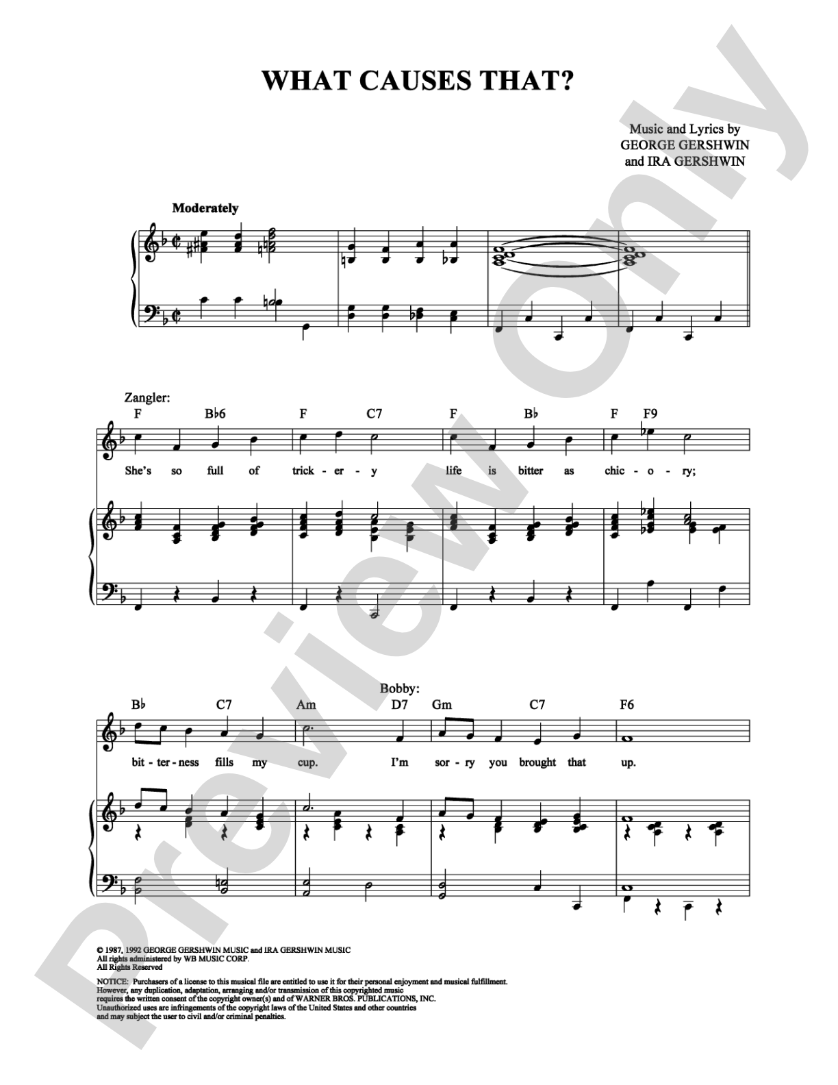 What Causes That?: Piano/Vocal/Chords Digital Sheet Music