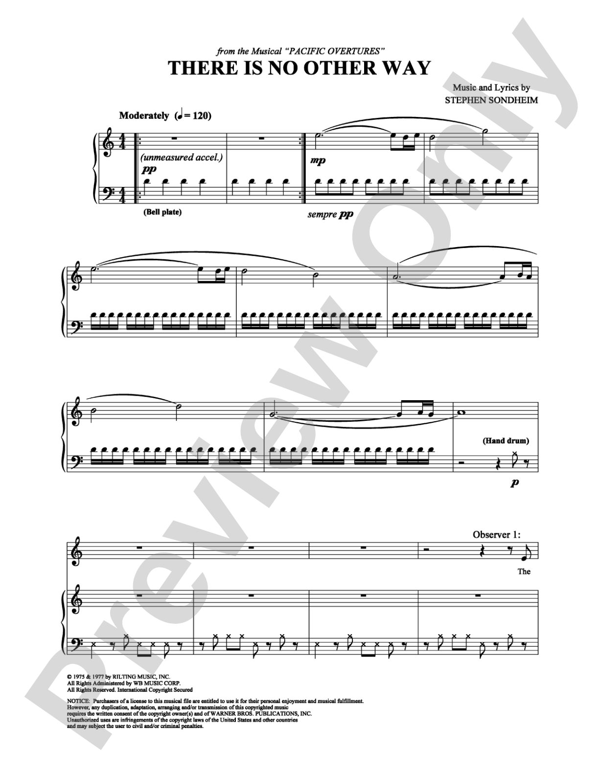 There Is No Other Way: Piano/Vocal/Chords Digital Sheet Music