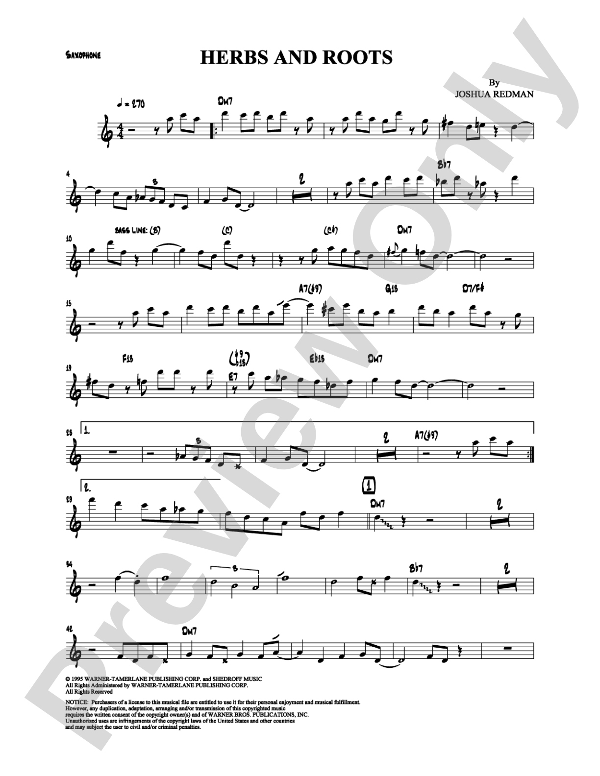 Herbs and Roots: Solo & Small Ensemble Digital Sheet Music