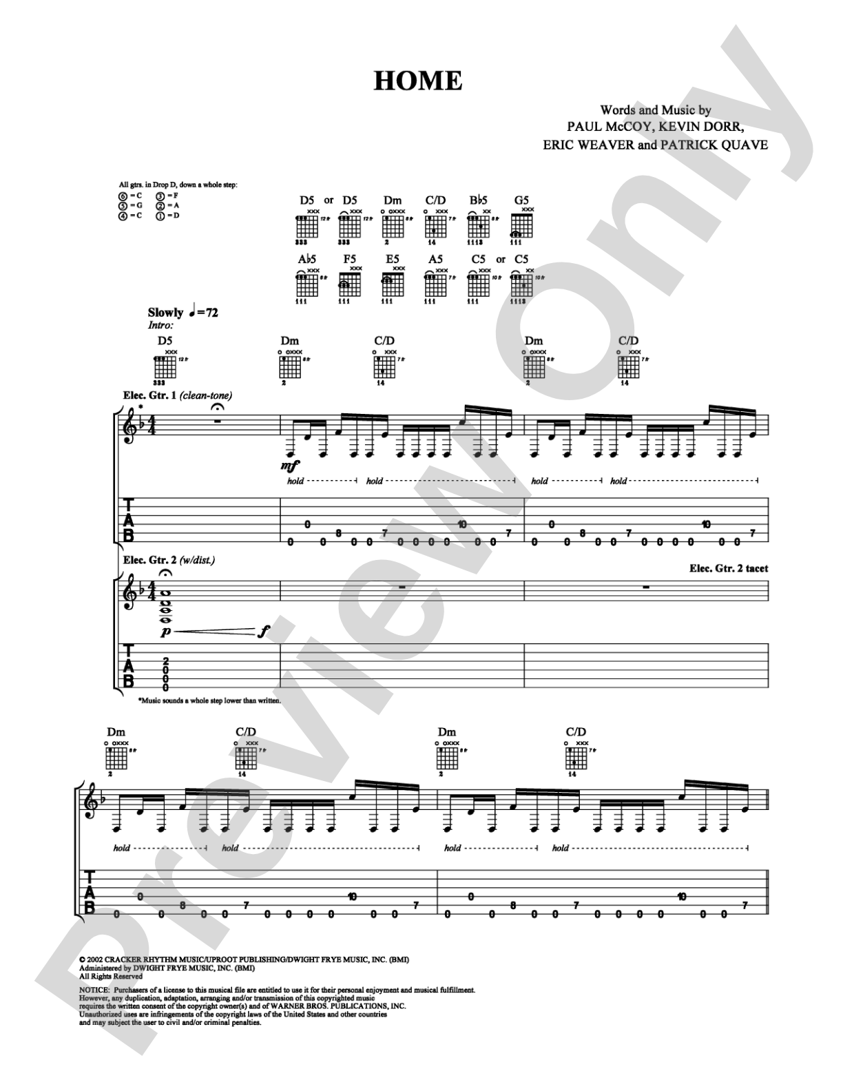 Home: Guitar TAB Digital Sheet Music