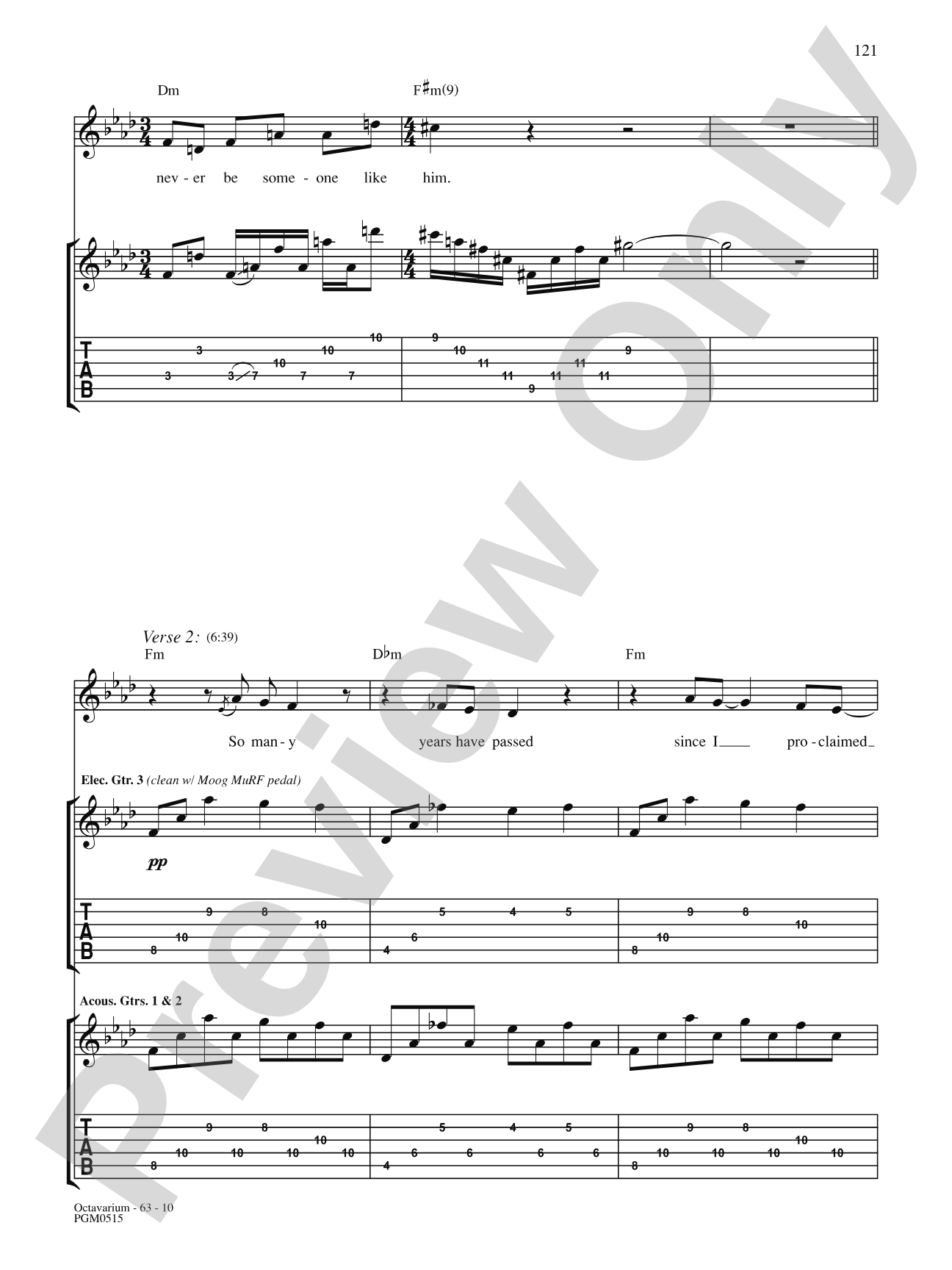 Octavarium: Authentic Guitar TAB