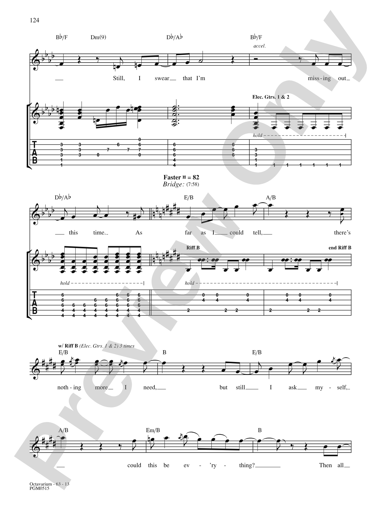 Octavarium: Authentic Guitar TAB | Dream Theater | Digital Sheet