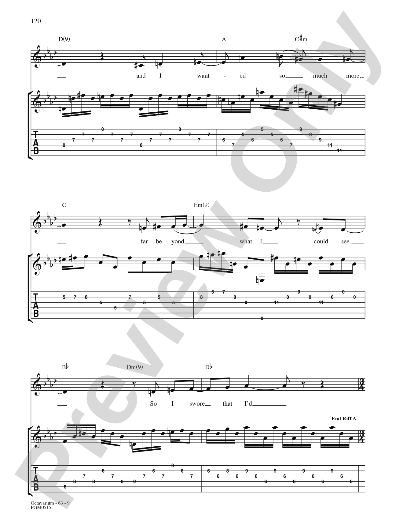 Octavarium: Authentic Guitar TAB