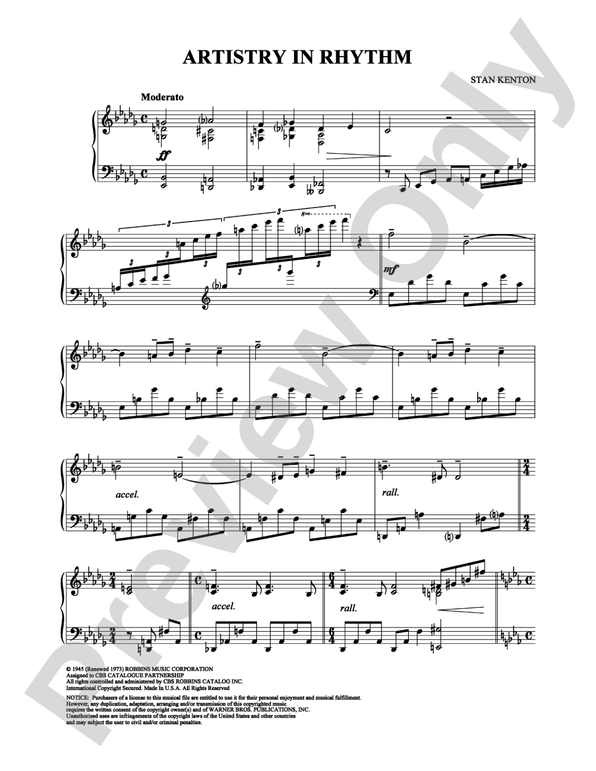 Artistry in Rhythm: Piano Digital Sheet Music