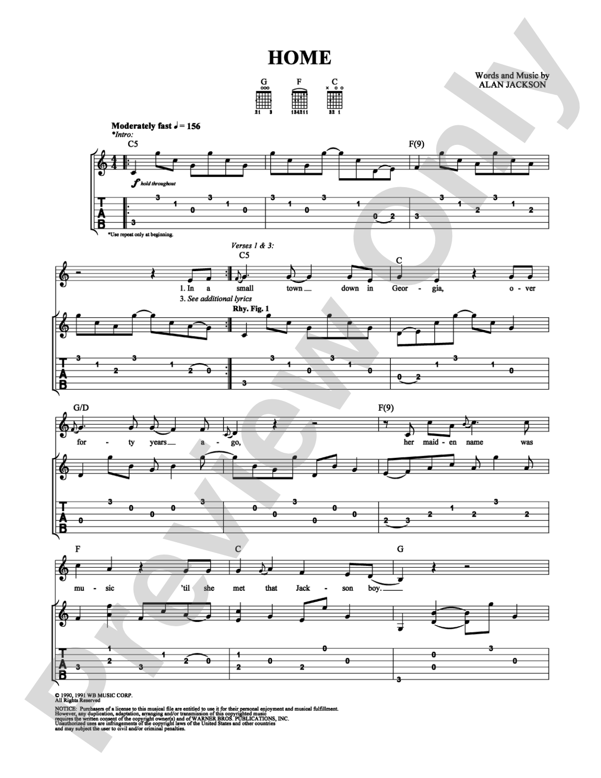 Home: Guitar TAB Digital Sheet Music