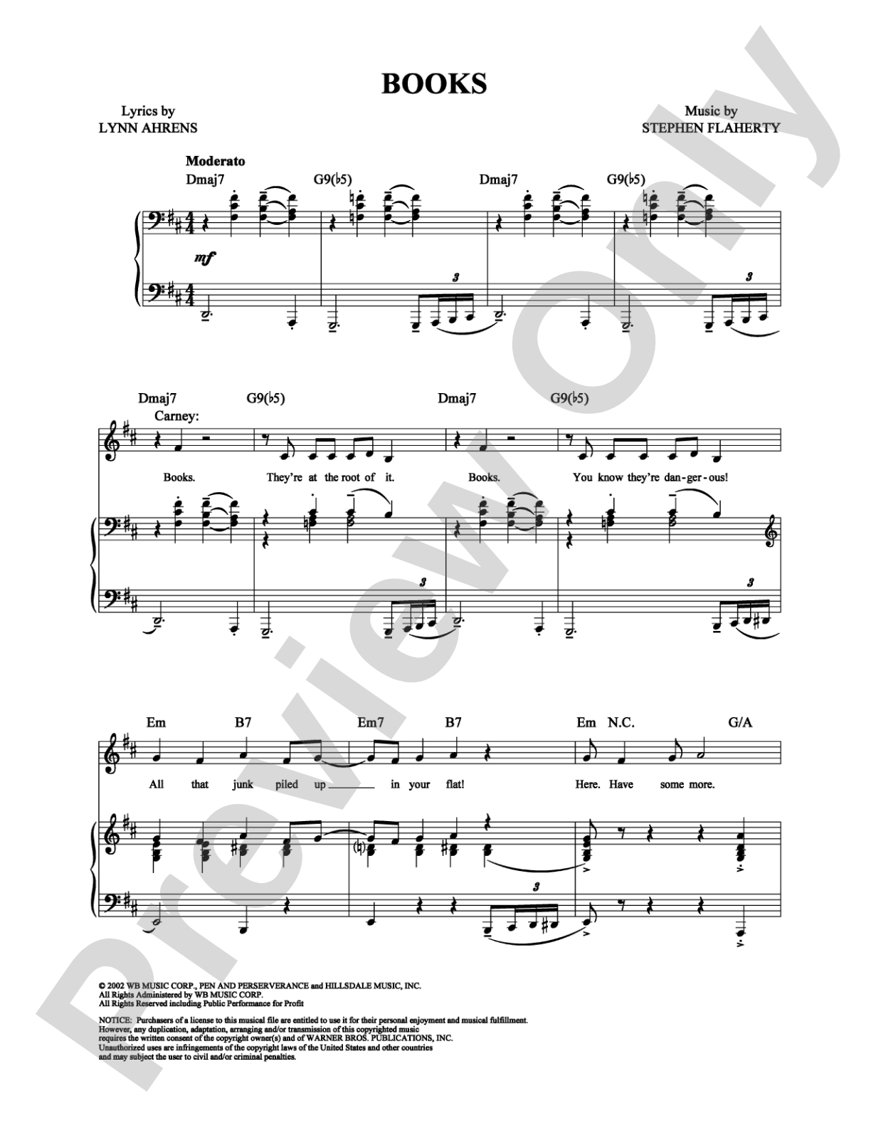 Books: Piano/Vocal/Chords Digital Sheet Music
