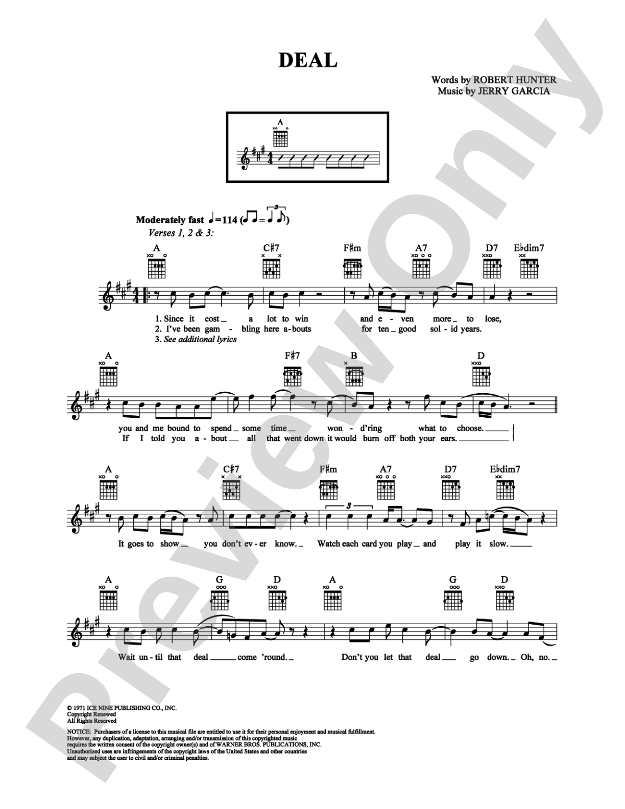 Deal: Easy Guitar Digital Sheet Music