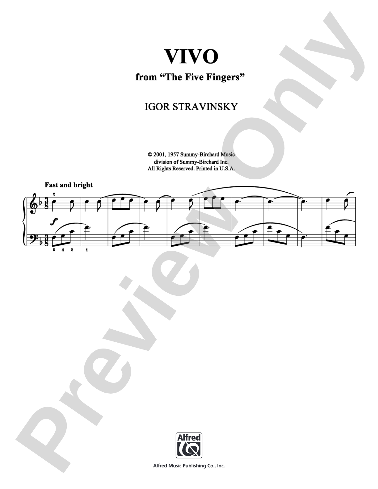 Vivo: Piano Digital Sheet Music