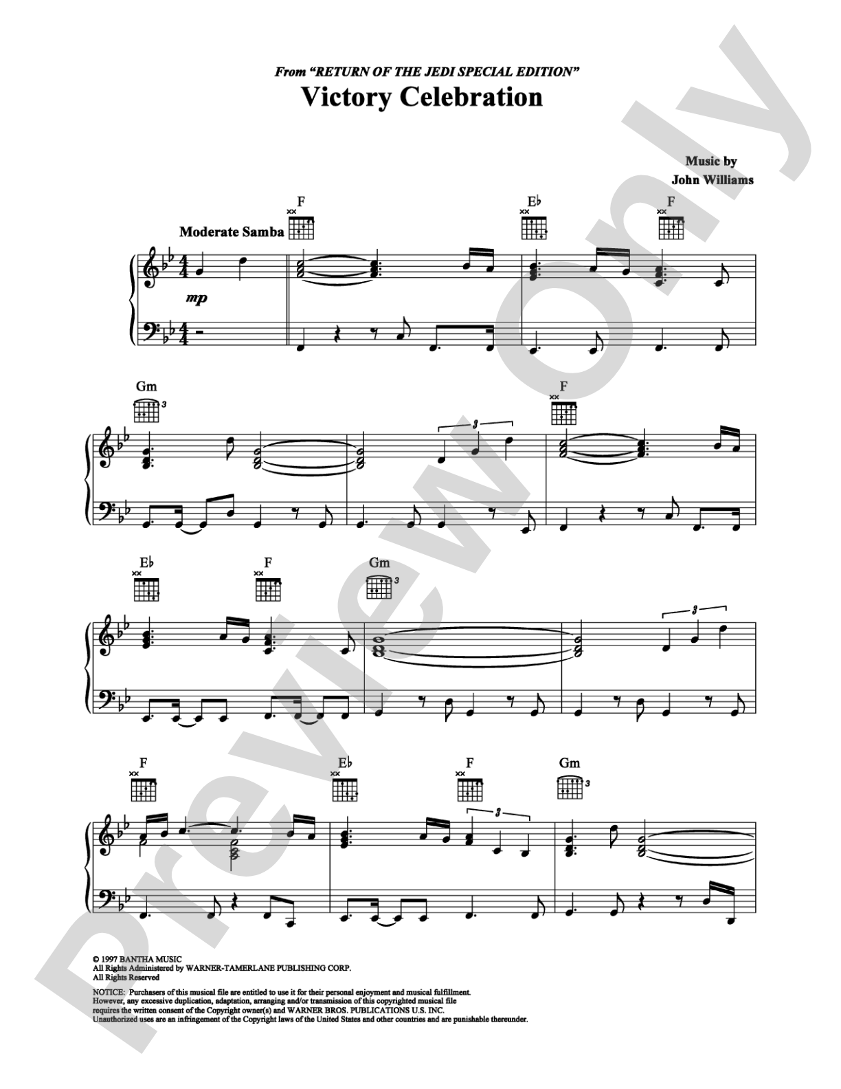 Victory Celebration: Piano Digital Sheet Music