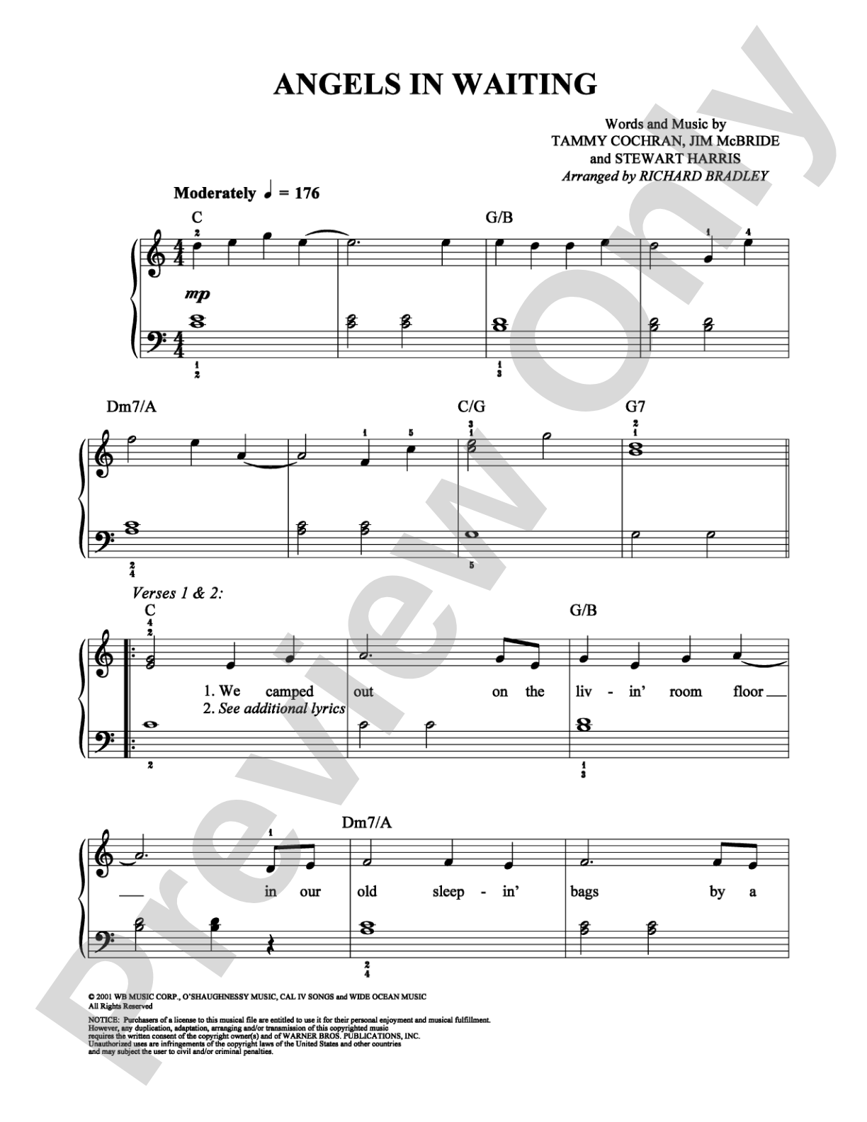 Angels in Waiting: Easy Piano Digital Sheet Music