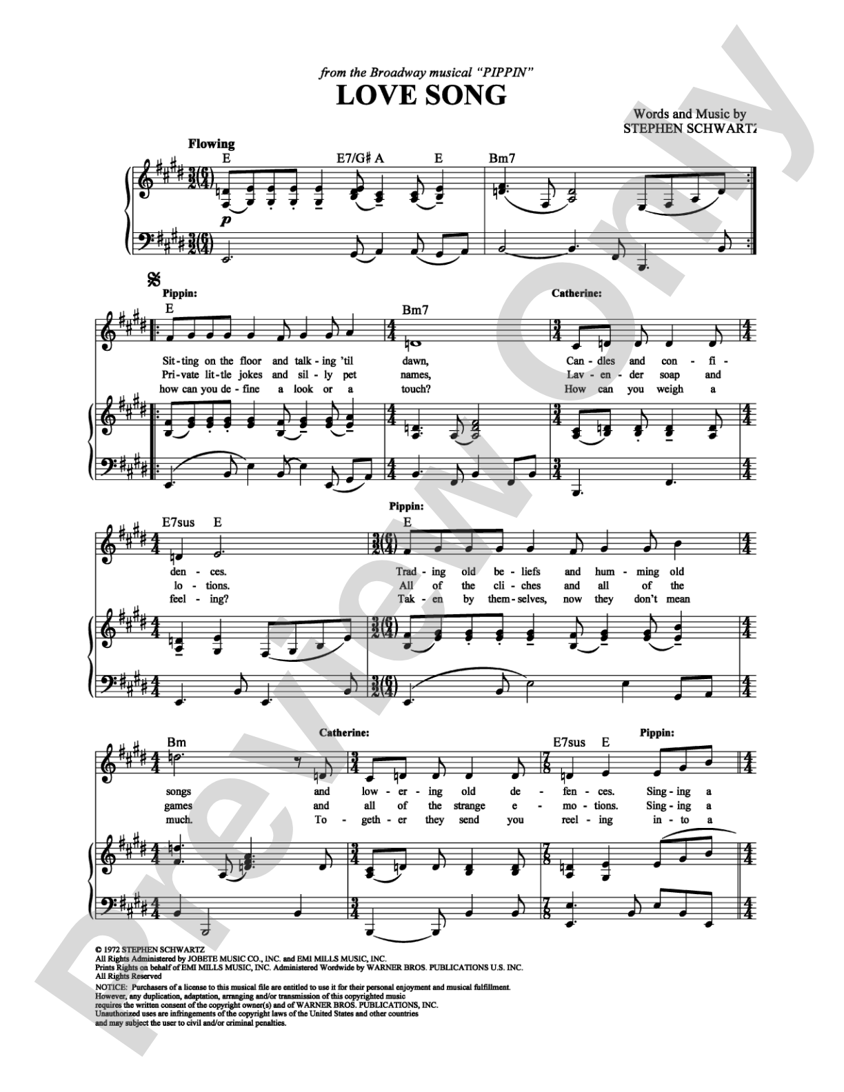 Love Song: Piano/Vocal/Chords Digital Sheet Music