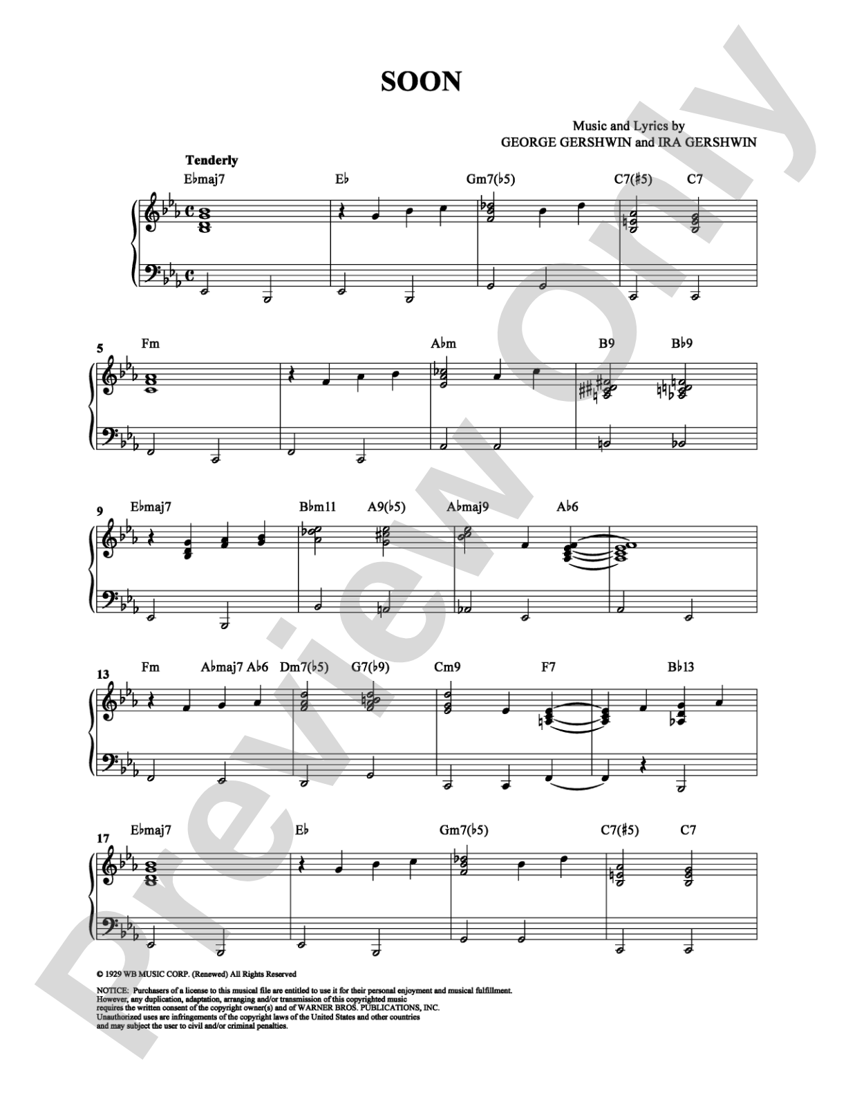 Soon: Piano Digital Sheet Music