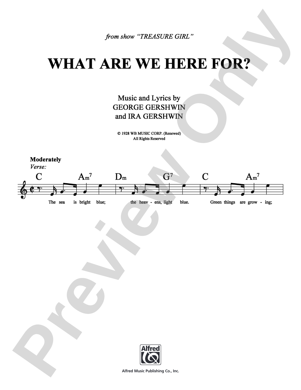What Are We Here For?: Lead Sheet Digital Sheet Music