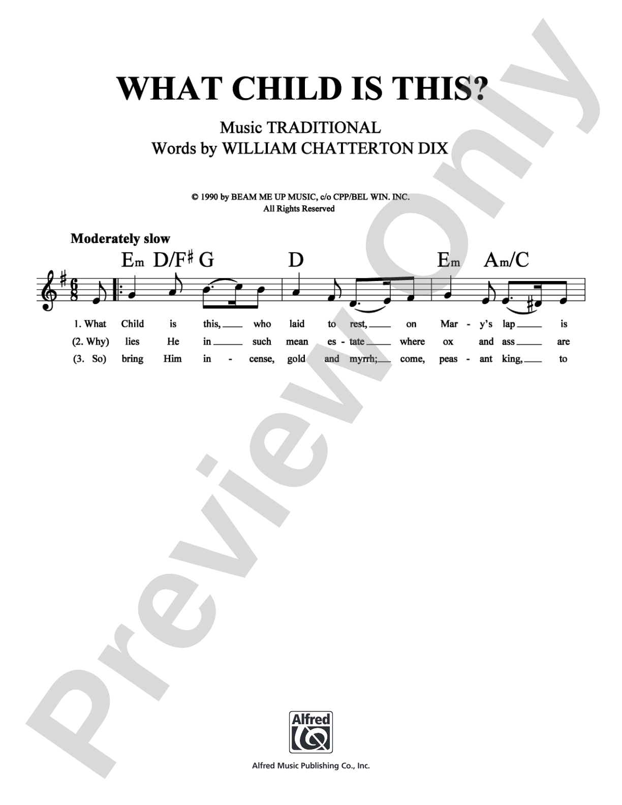 What Child Is This?: Lead Sheet Digital Sheet Music