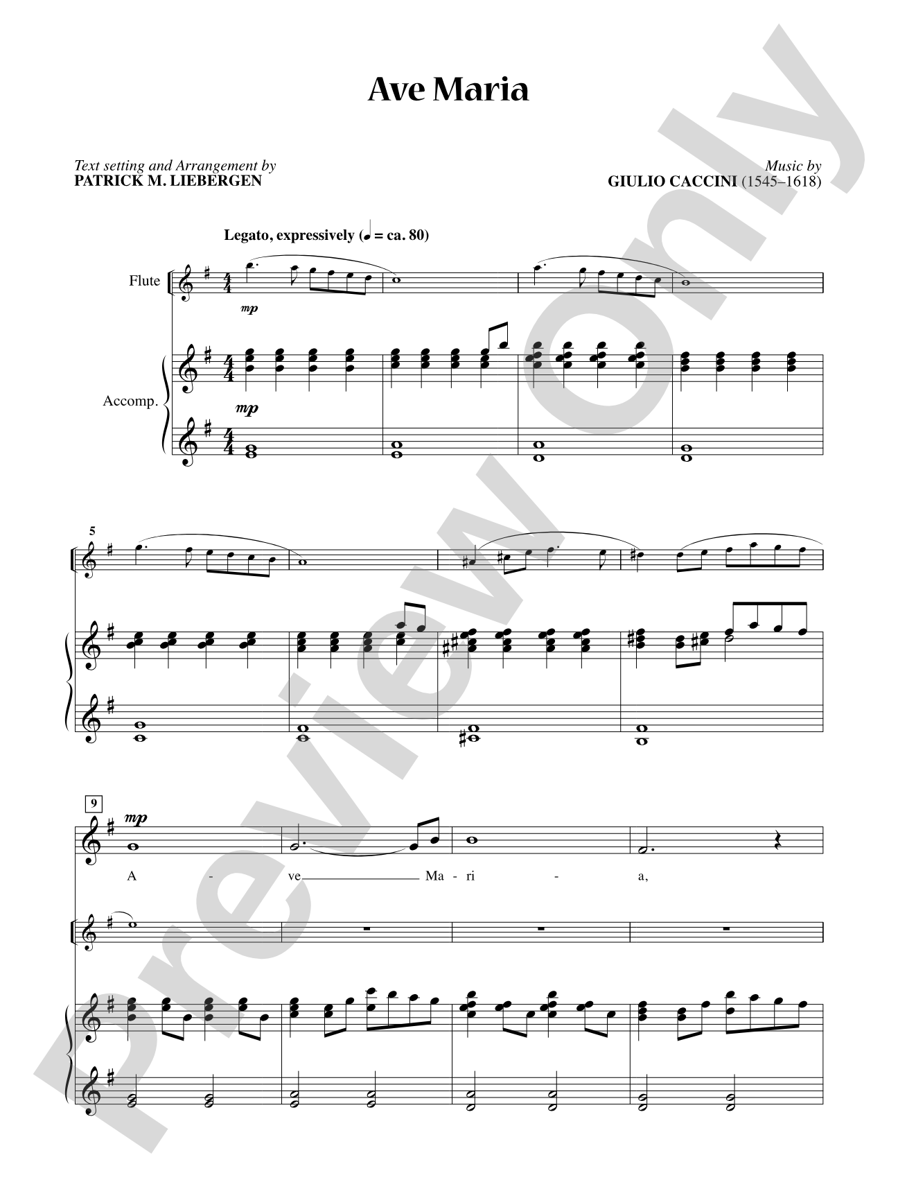 Ave Maria [Medium Voice]: Vocal