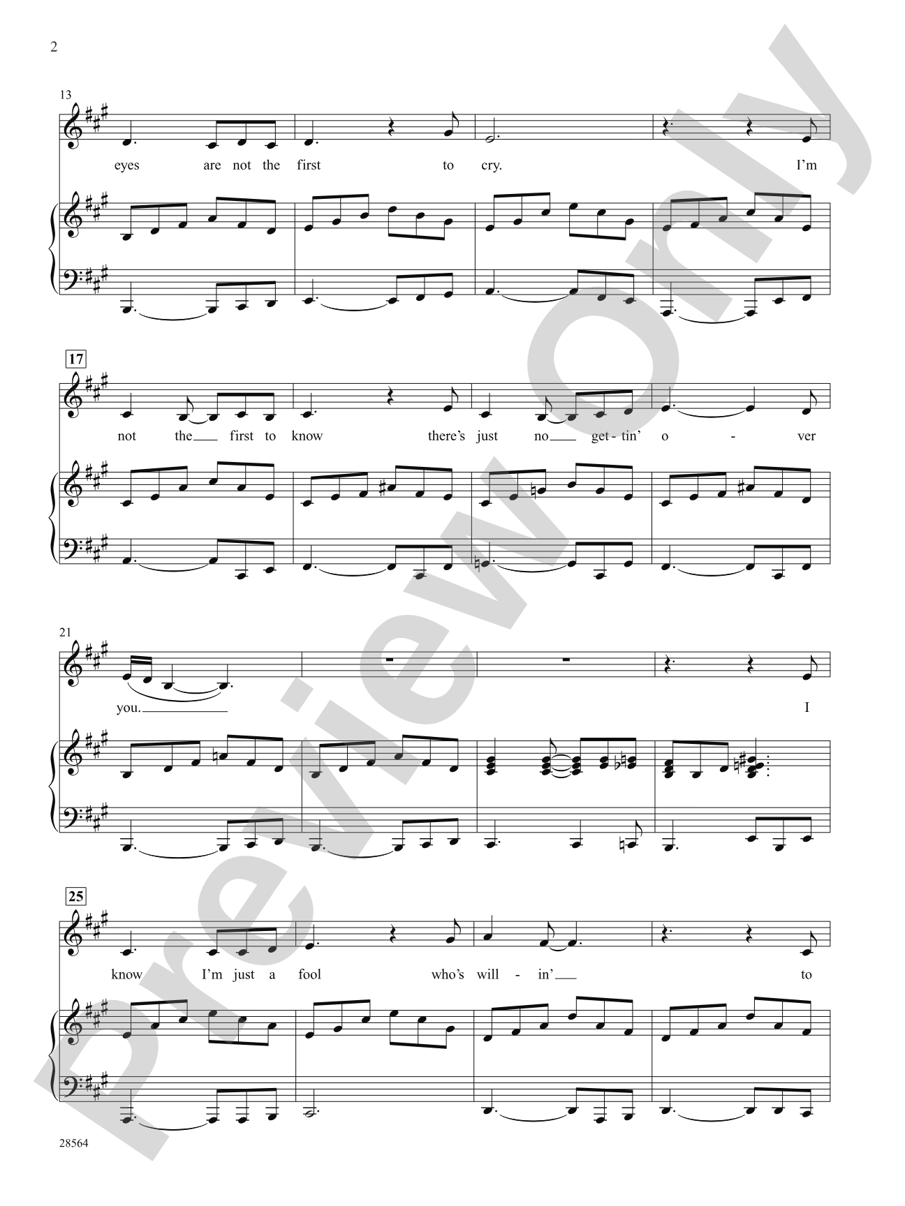 Hopelessly Devoted to You (From "Grease"): Piano/Vocal/Chords