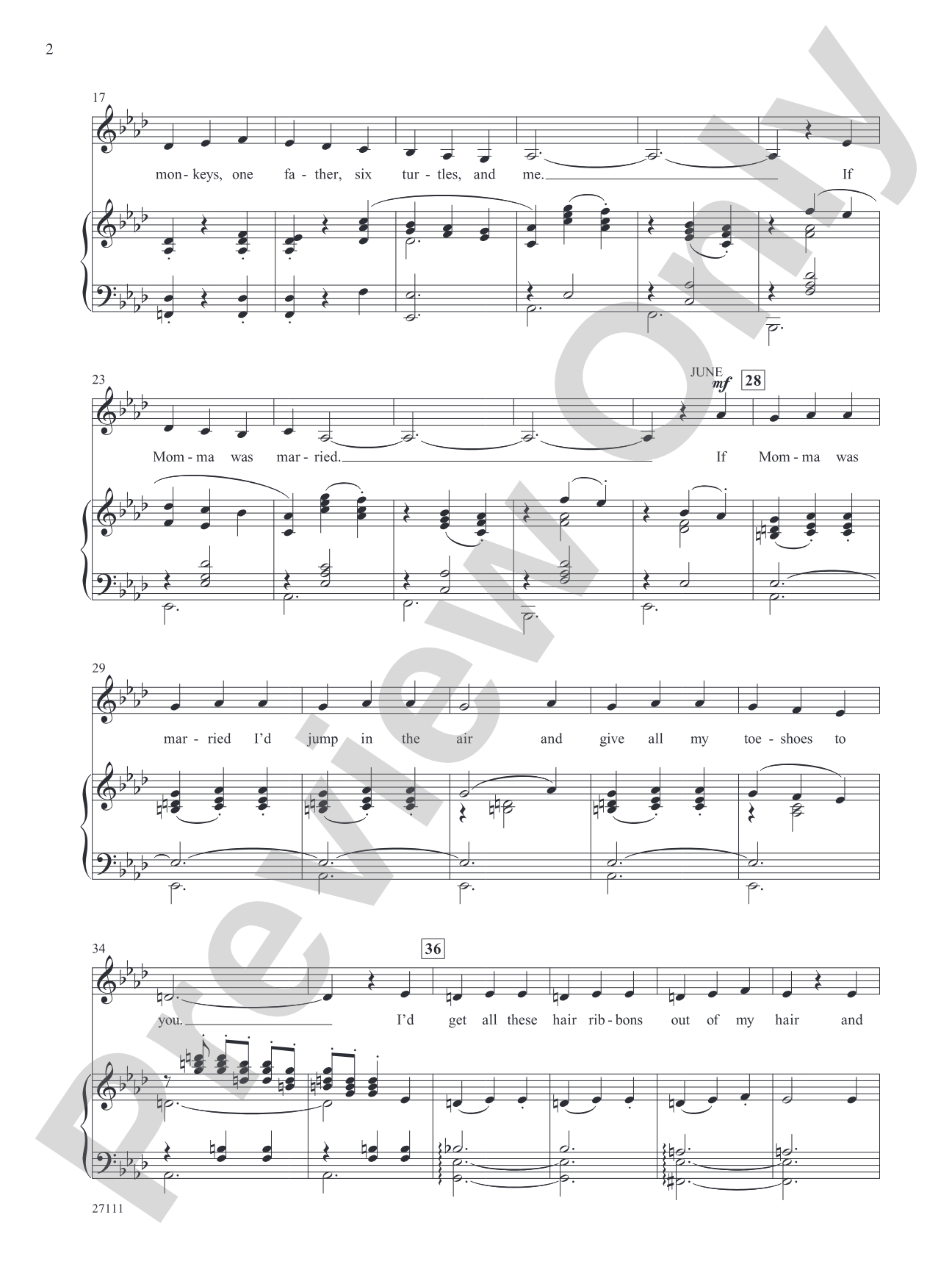 If Momma Was Married (From "Gypsy"): Piano/Vocal/Chords
