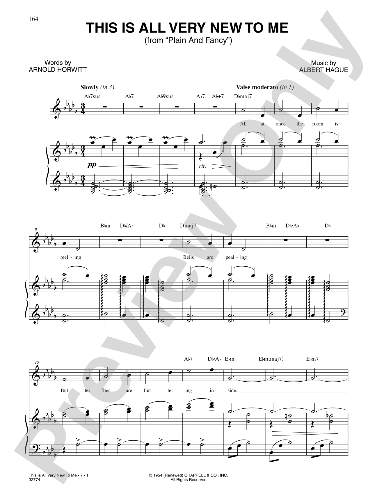 This Is All Very New to Me: Piano/Vocal/Chords