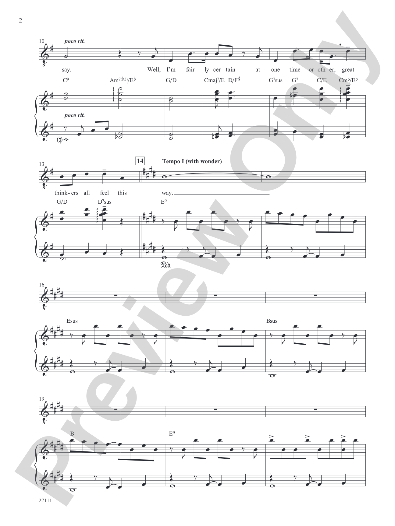 Alone in the Universe (From "Seussical the Musical"): Piano/Vocal/Chords