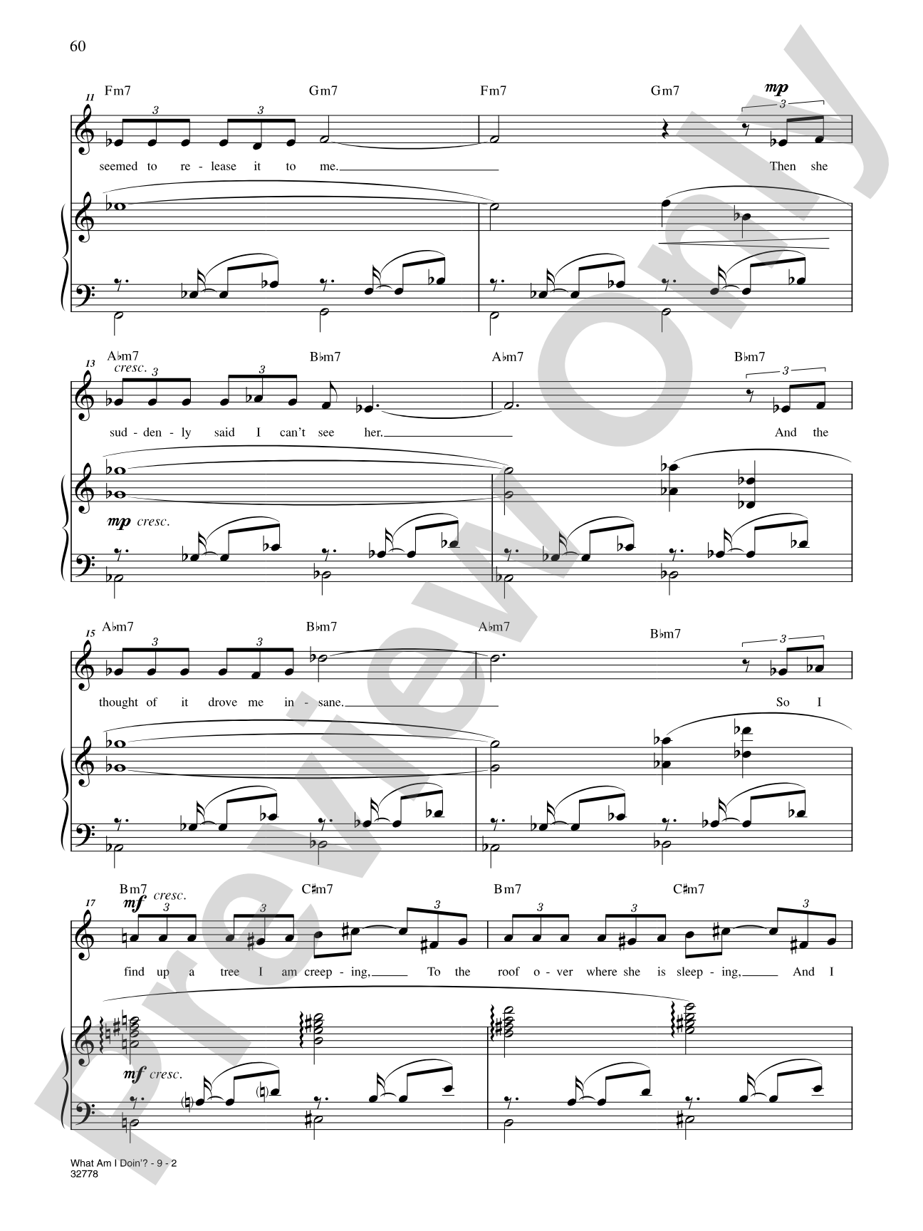 What Am I Doin' (From "Closer than Ever"): Piano/Vocal/Chords