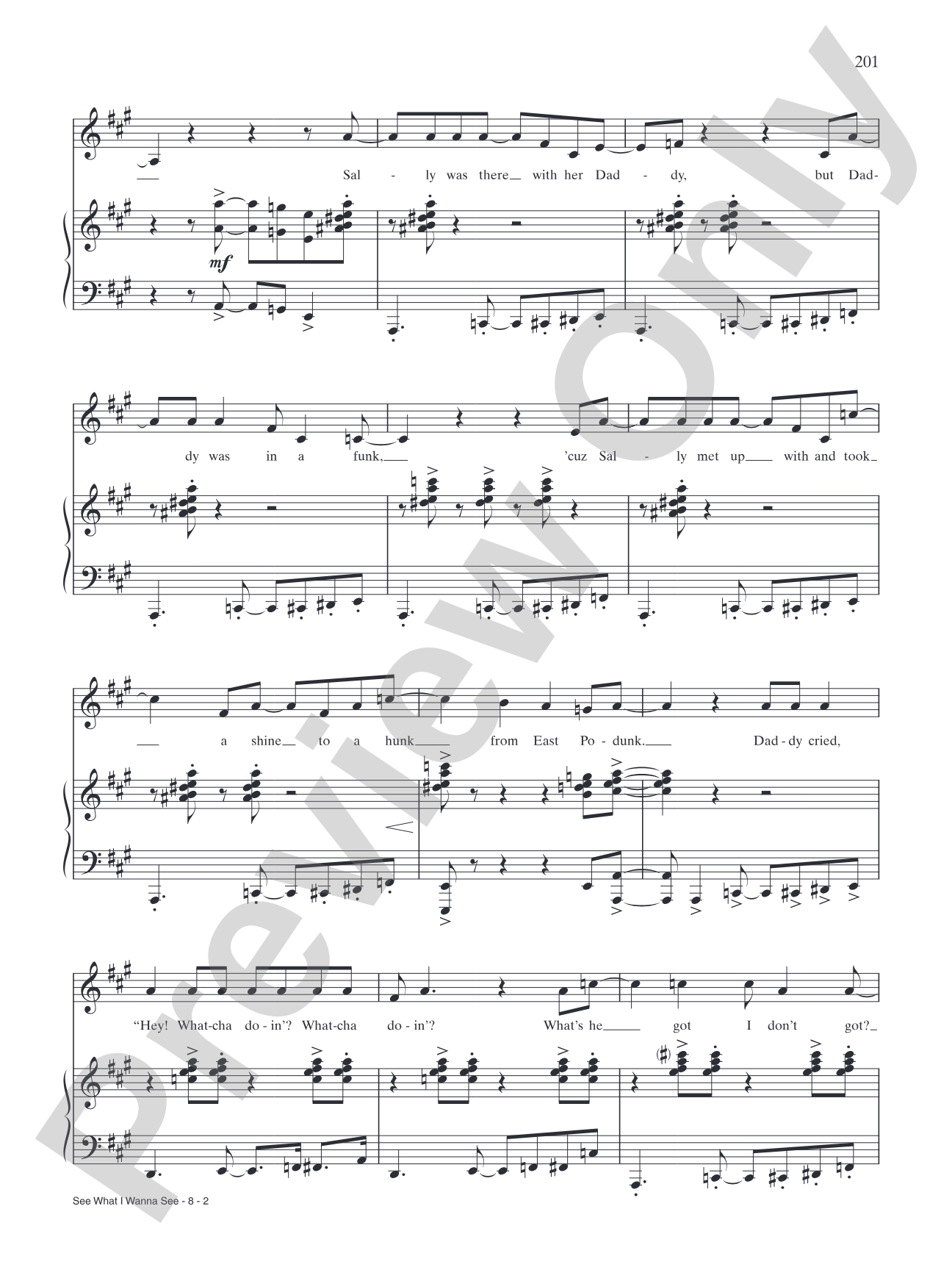 See What I Wanna See: Piano/Vocal/Chords
