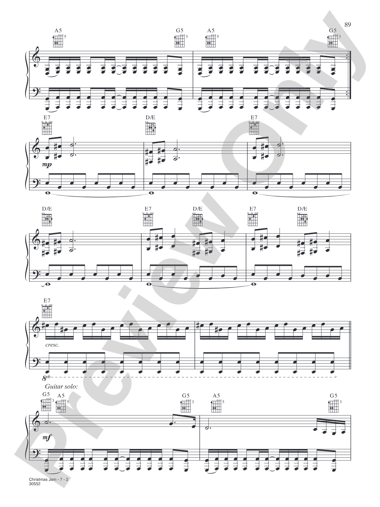 Christmas Jam: Piano