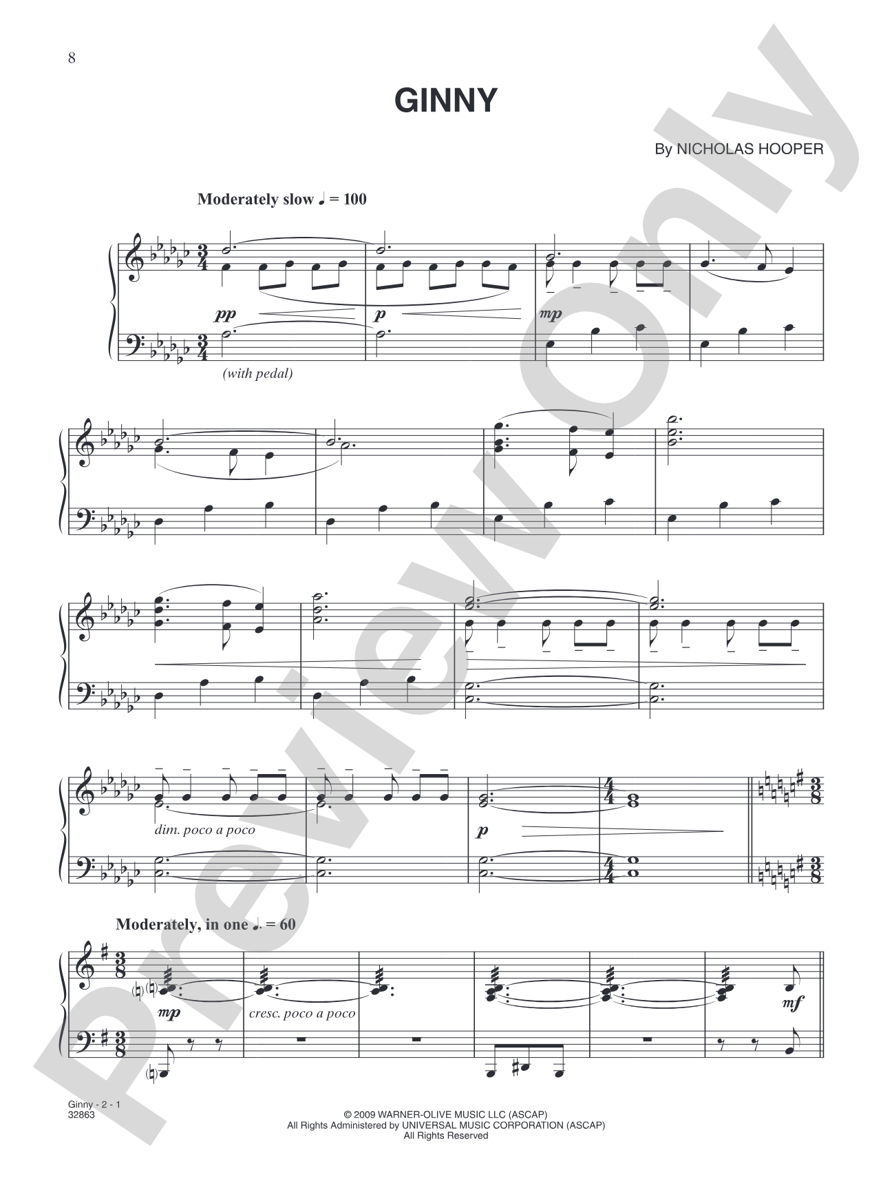 Ginny (from "Harry Potter and the Half-Blood Prince"): Piano