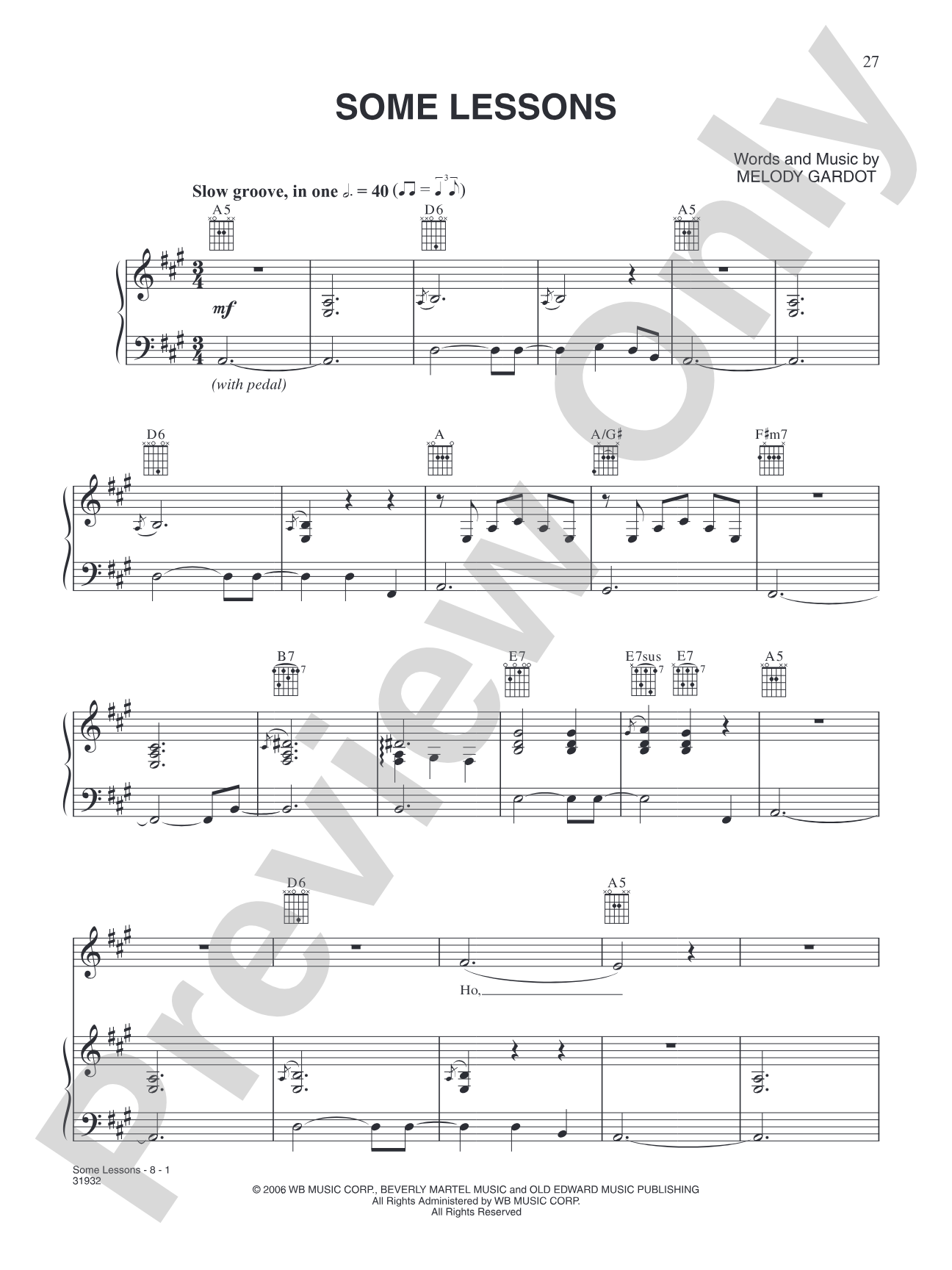 Some Lessons: Piano/Vocal/Chords