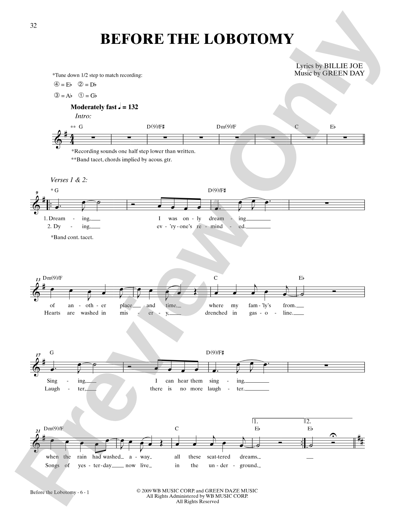 Before the Lobotomy: Bass TAB
