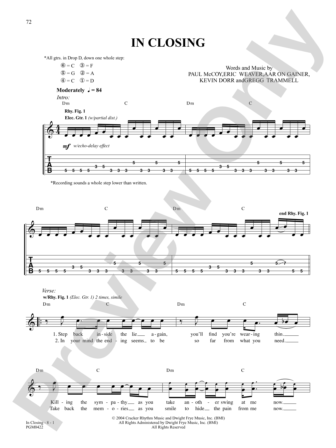 In Closing: Authentic Guitar TAB