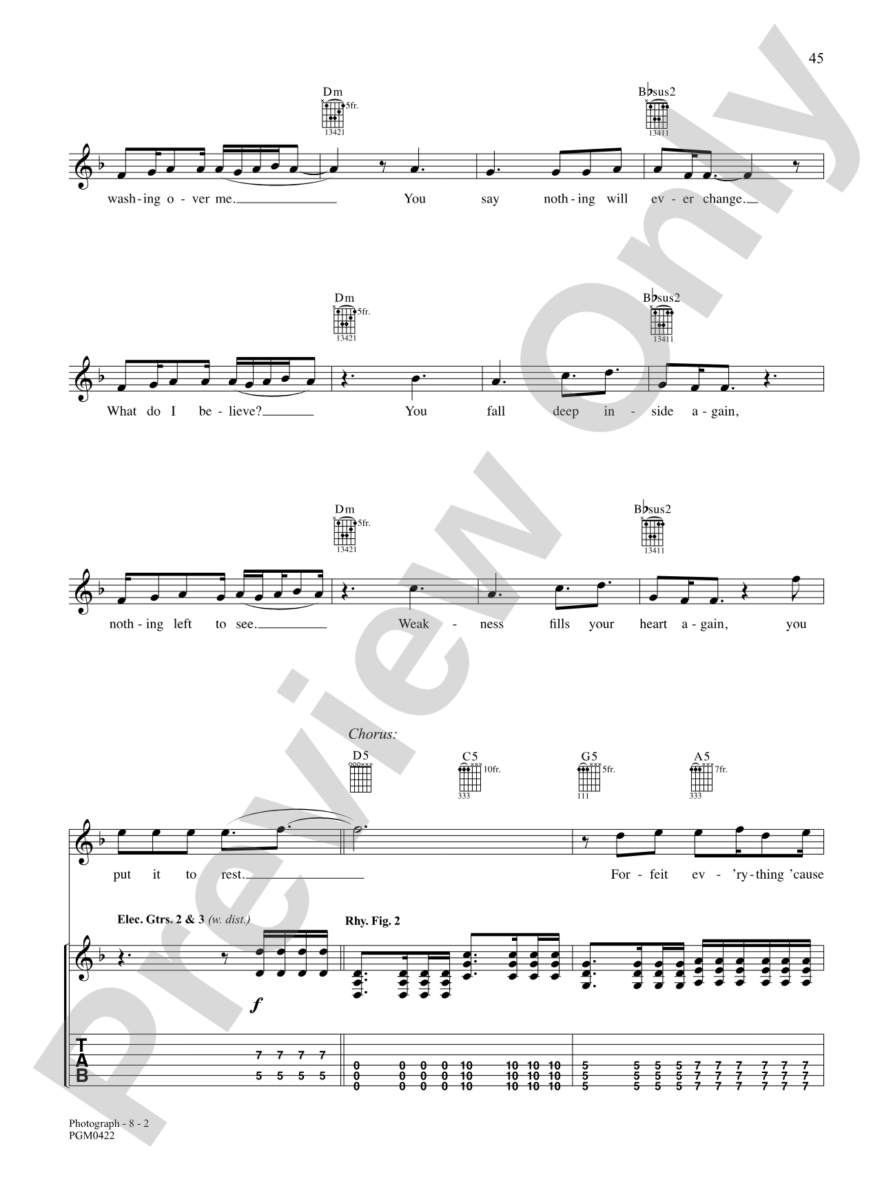 Photograph: Authentic Guitar TAB