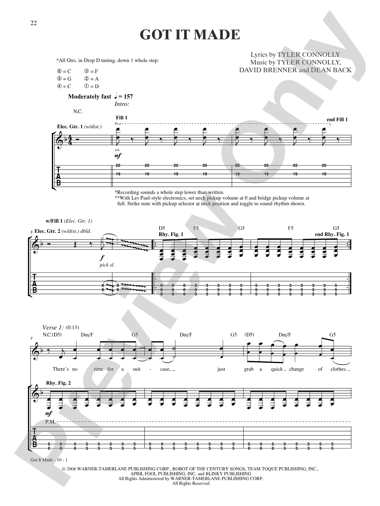 Got It Made: Authentic Guitar TAB