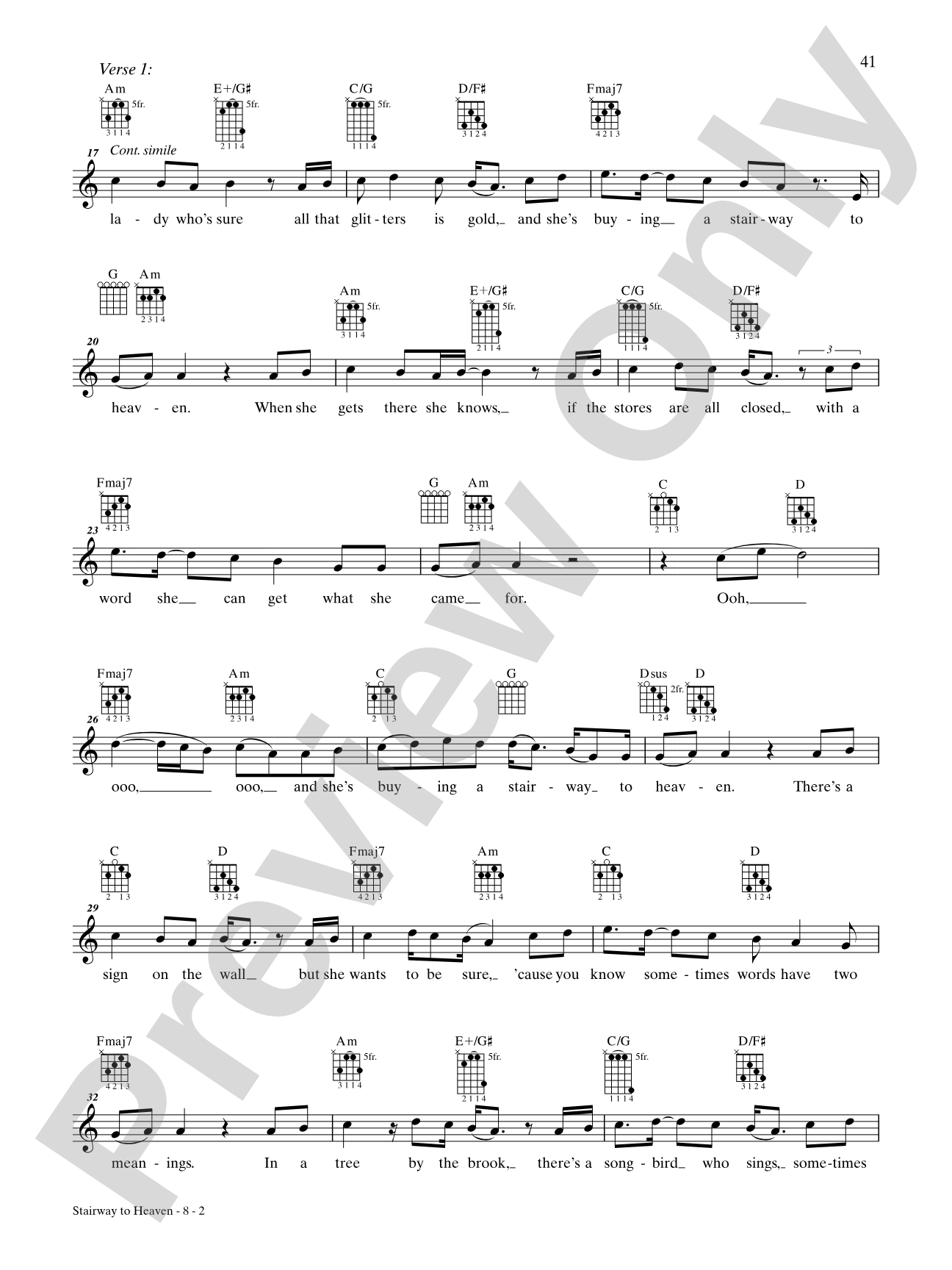 Stairway to Heaven: Banjo TAB