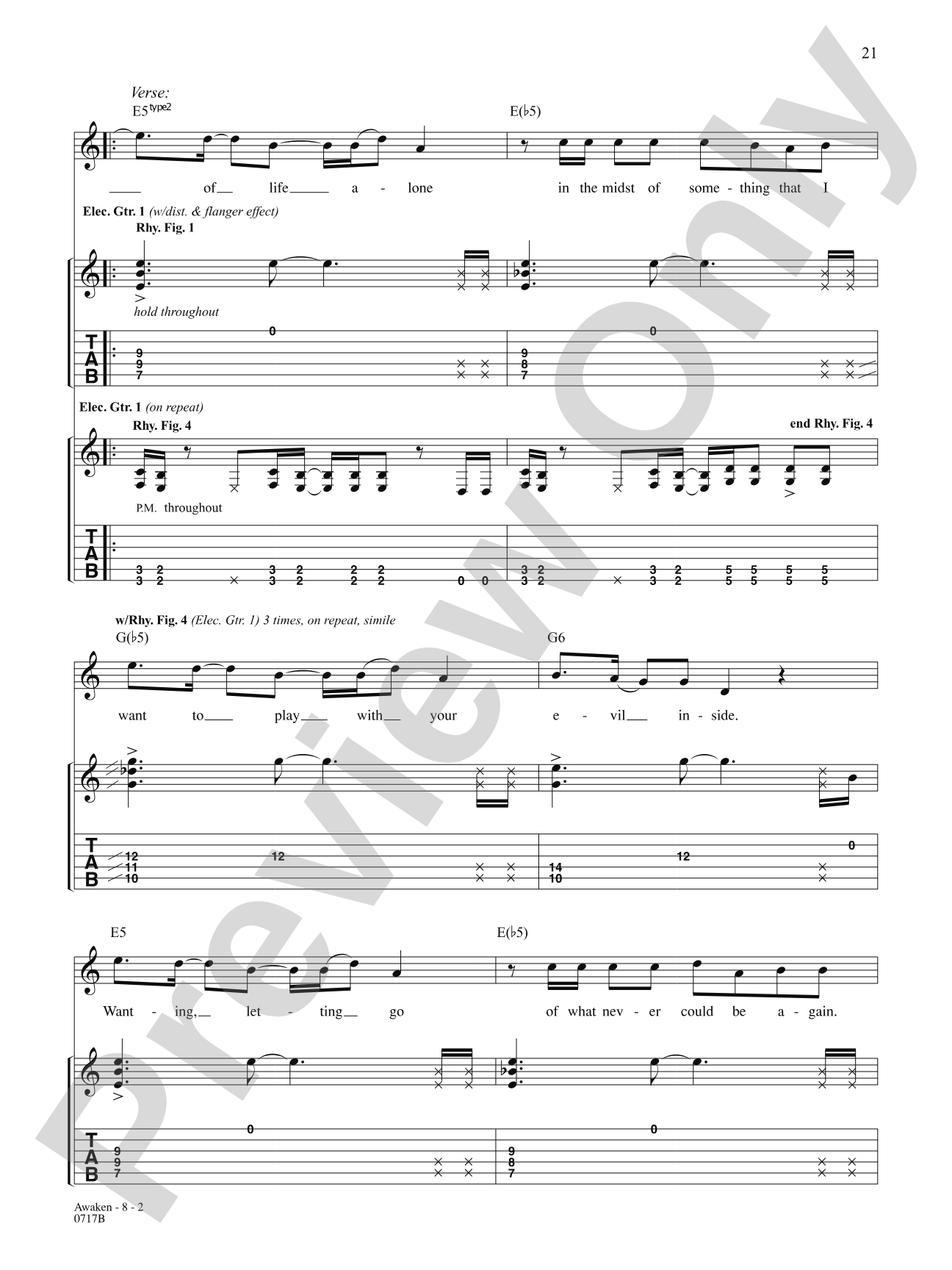 Awaken: Authentic Guitar TAB