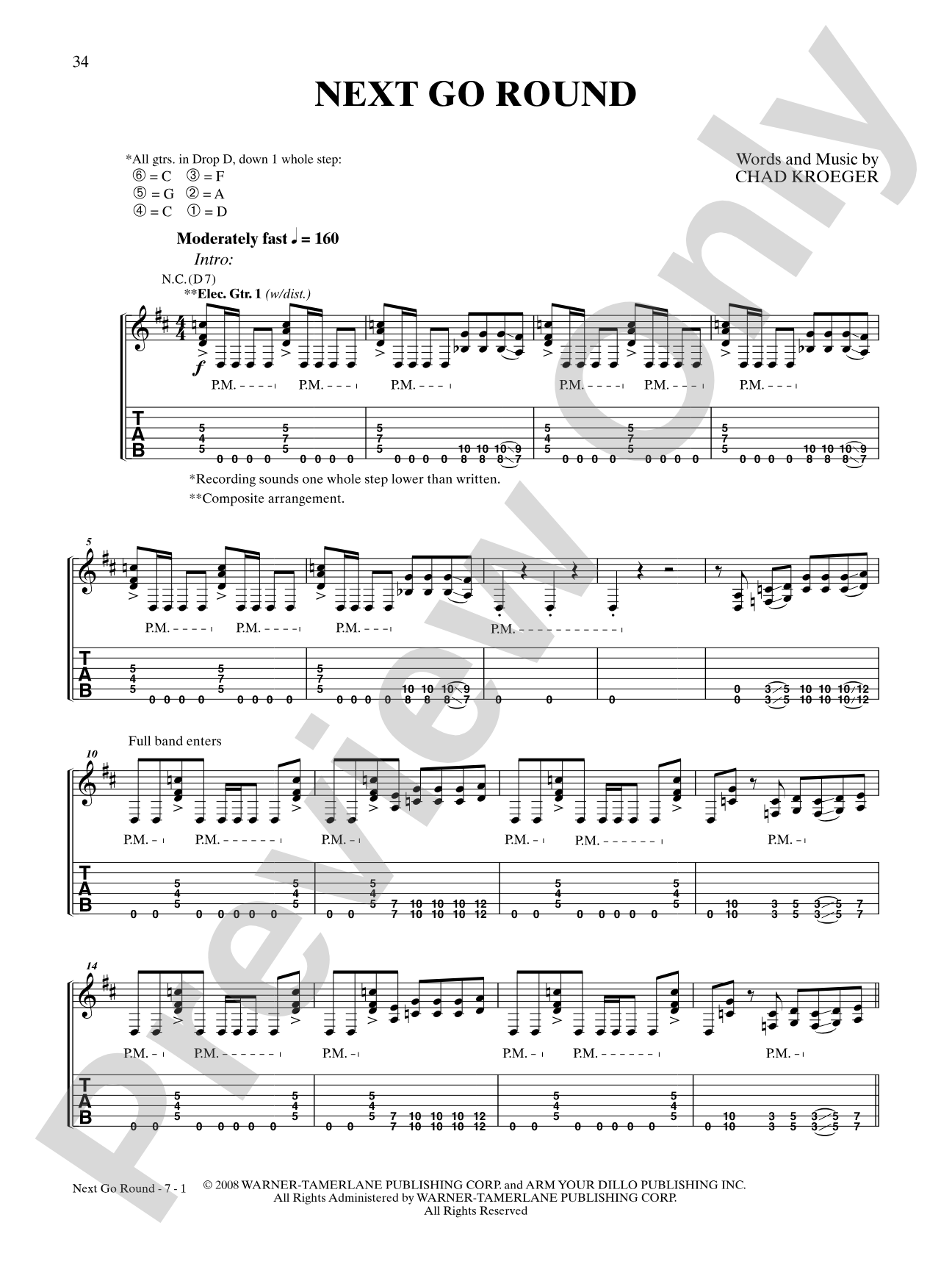 Next Go Round: Authentic Guitar TAB