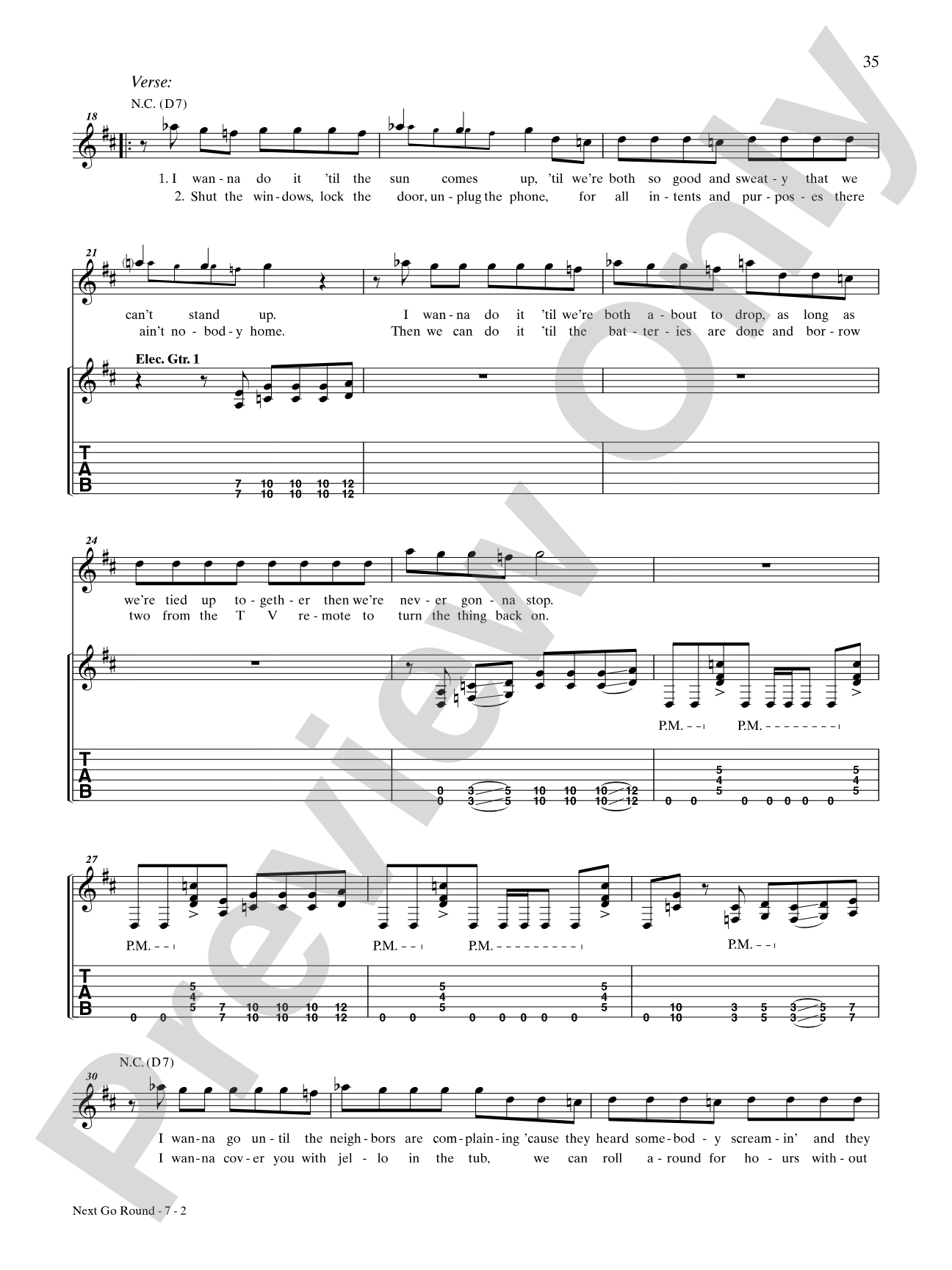 Next Go Round: Authentic Guitar TAB