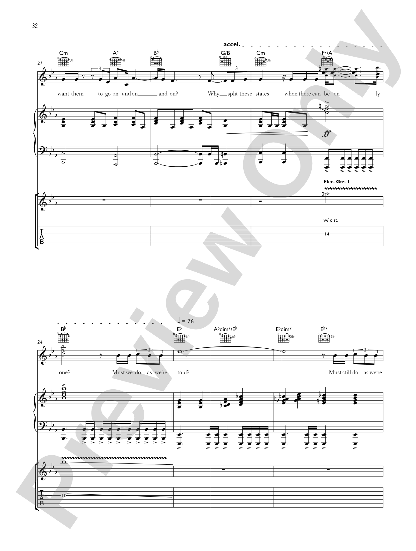 United States of Eurasia (+ Collateral Damage): Authentic Guitar TAB