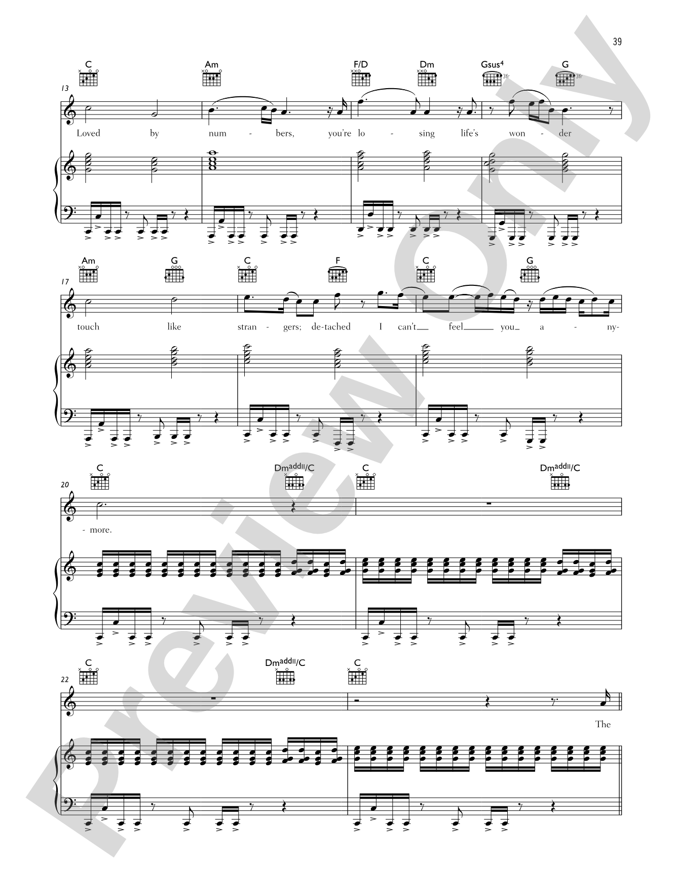 Guiding Light: Piano/Vocal/Chords