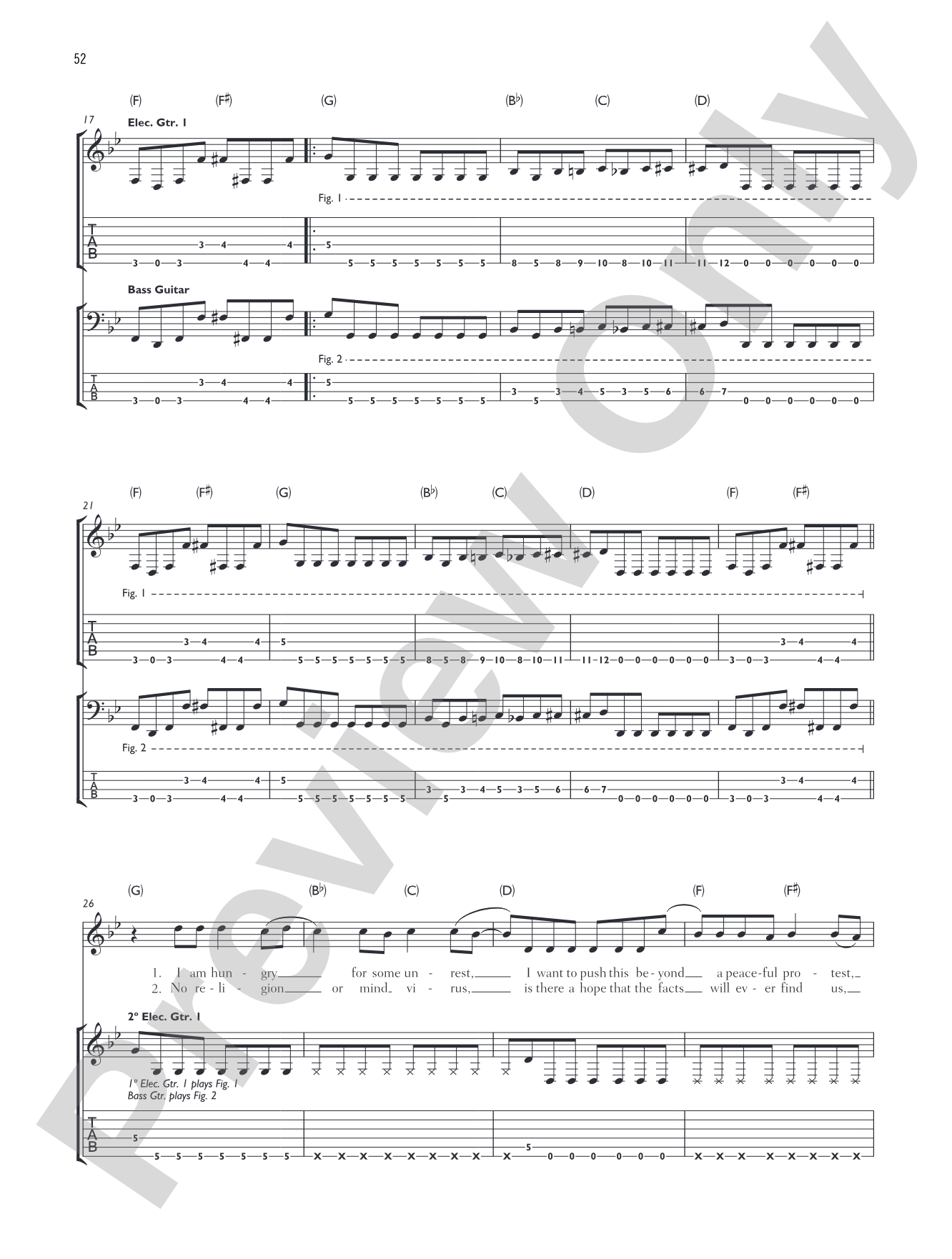 Unatural Selection: Authentic Guitar TAB