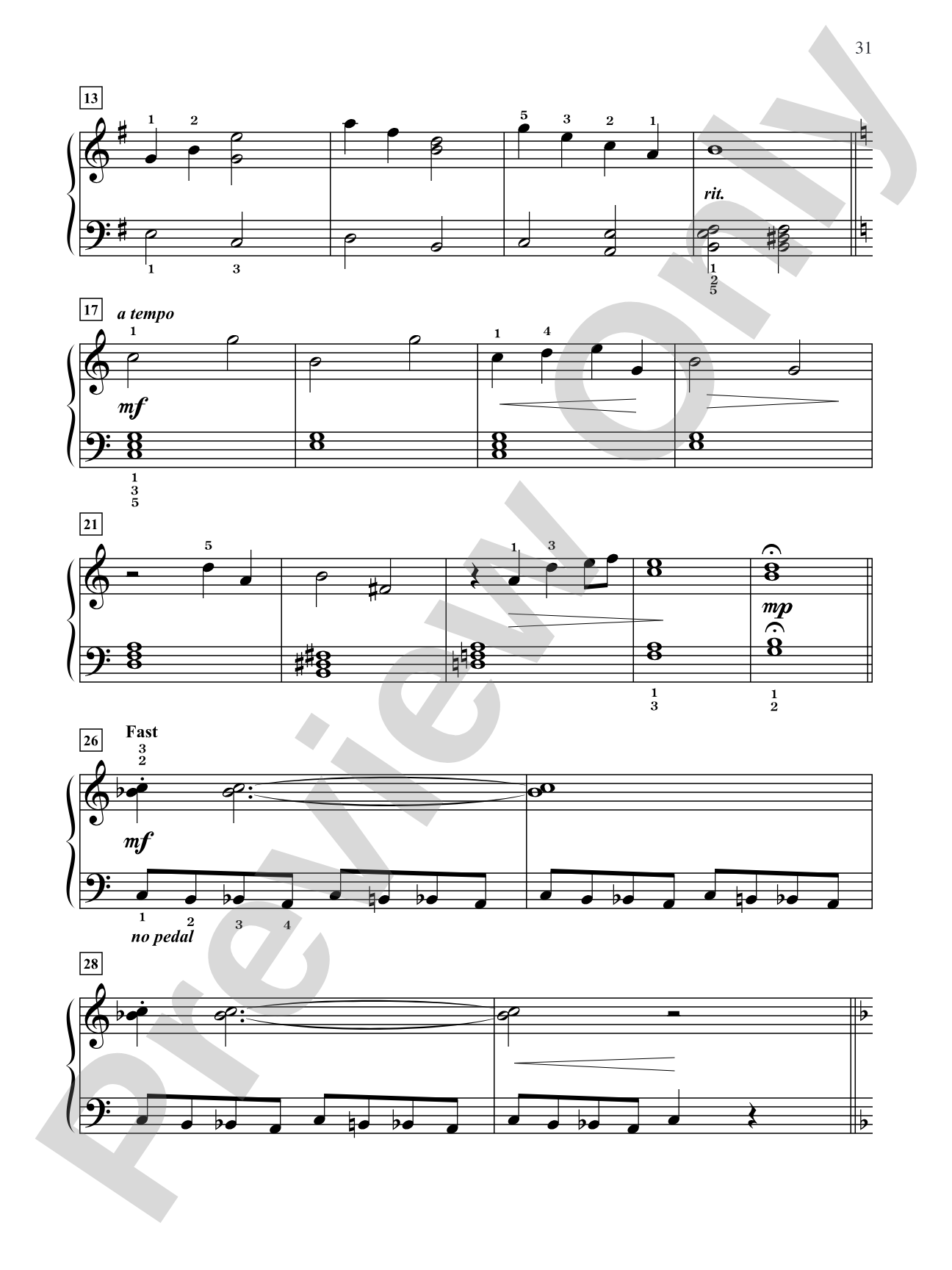Suite from the Polar Express (from "The Polar Express"): Big Note Piano