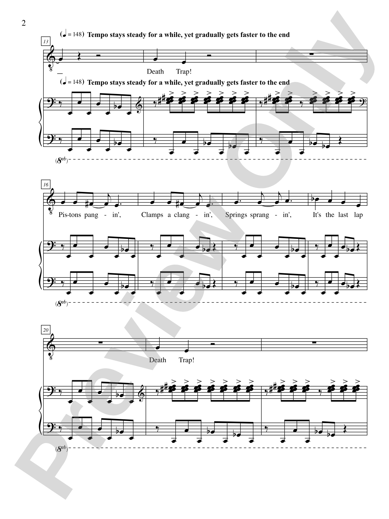 Death Trap (from "Batman: The Brave and the Bold"): Piano/Vocal/Chords